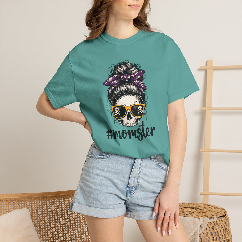 Momster Skull T-Shirt – Halloween Mom Graphic Tee