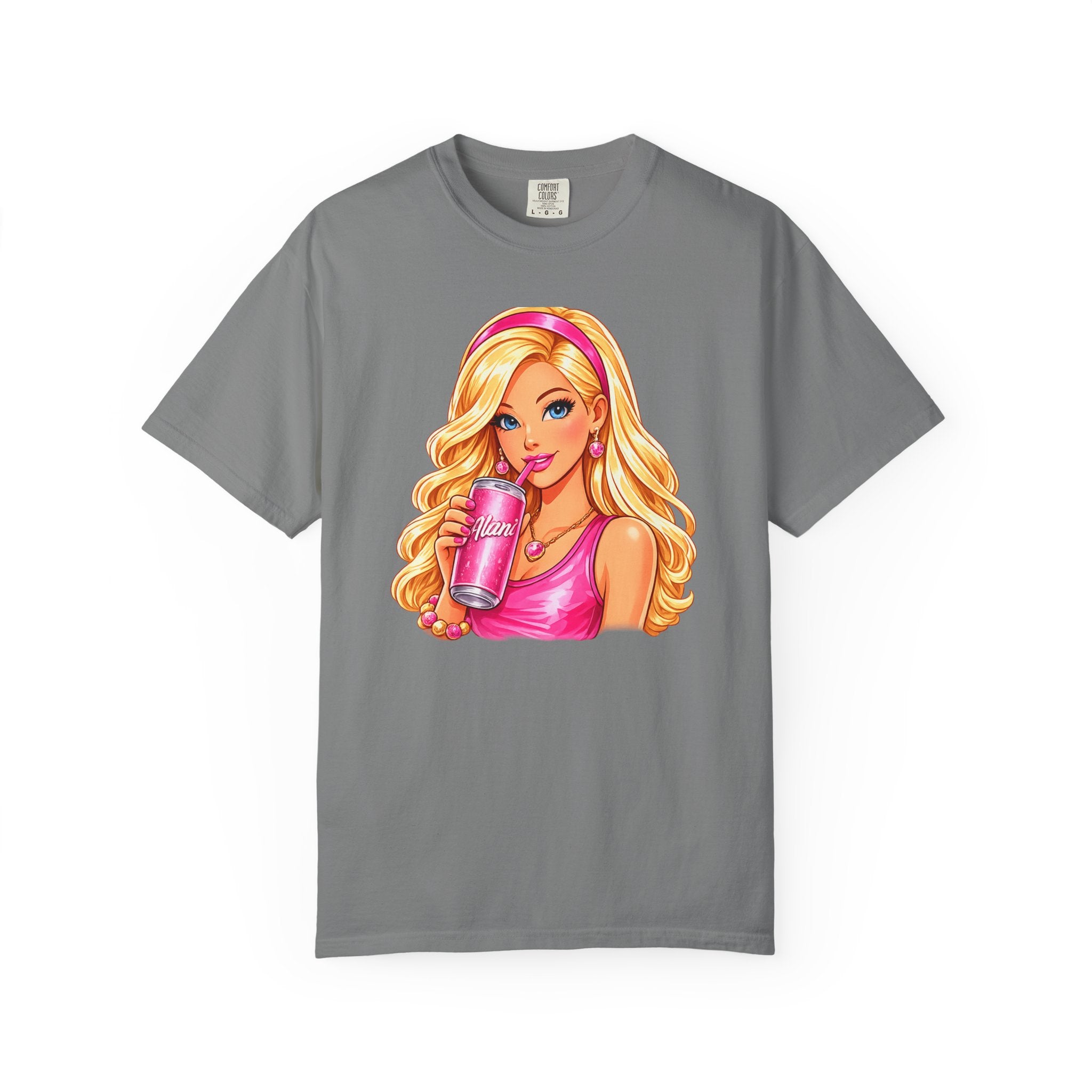 Barbie Vibes T-Shirt — Pink Cup Girl Graphic Tee
