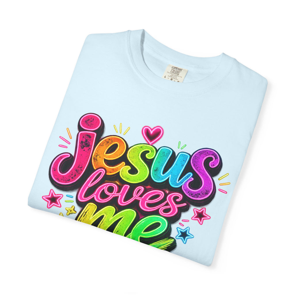 Jesus Loves Me Graphic T-Shirt — Colorful Faith Tee