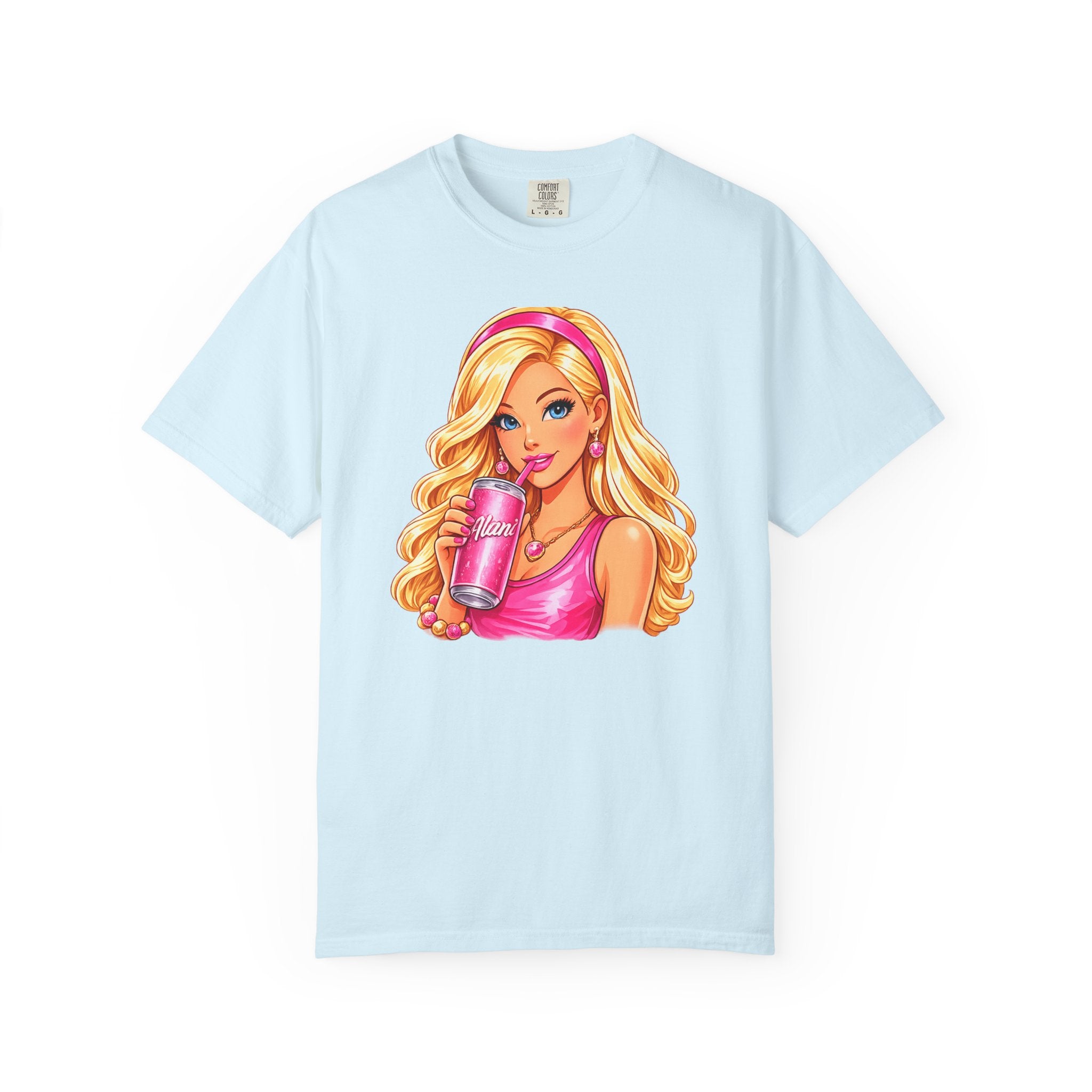 Barbie Vibes T-Shirt — Pink Cup Girl Graphic Tee
