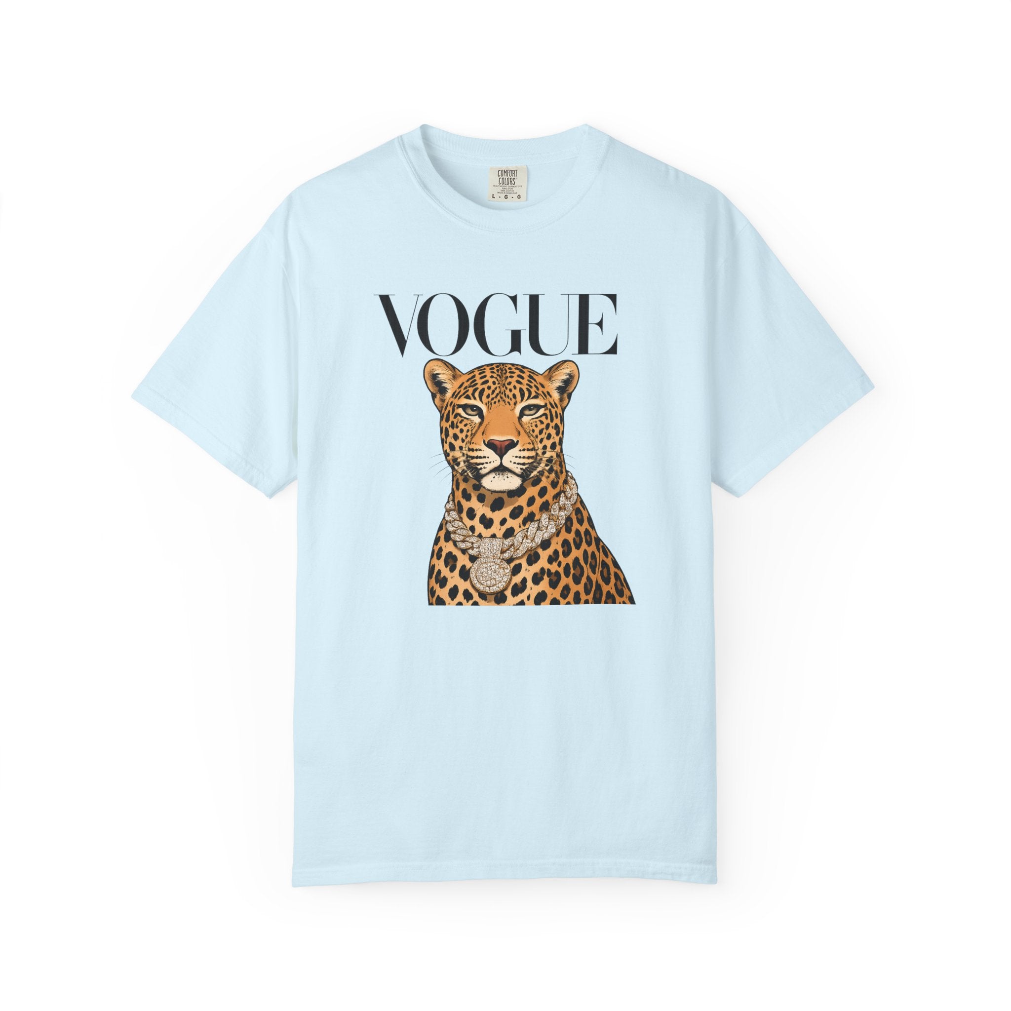 Vogue Leopard Graphic T-Shirt