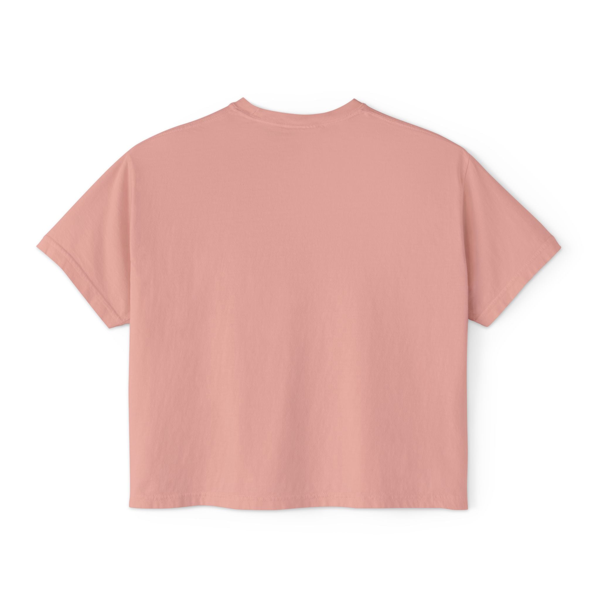 Music Soothes My Soul Boxy Tee — Women's Cropped Graphic T-Shirt with Headphones