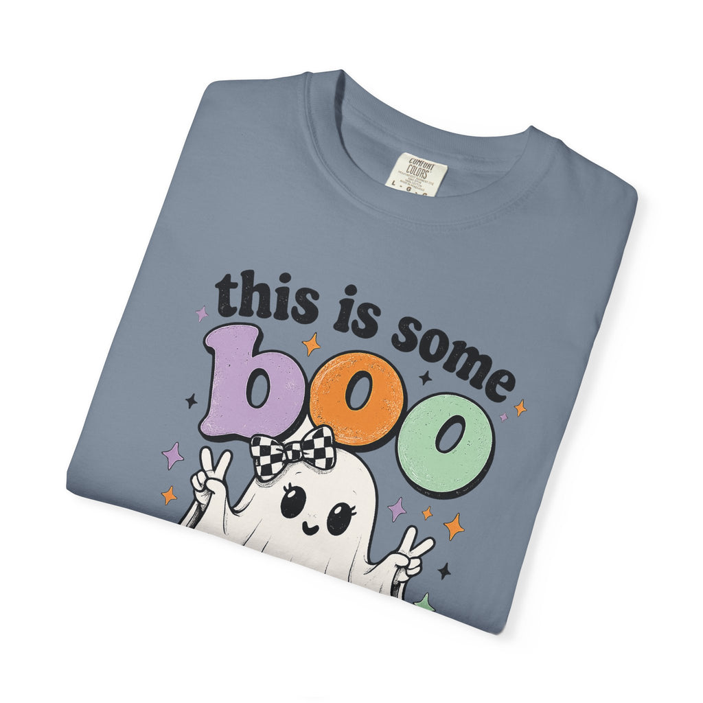 Halloween "This Is Some Boo Sheet" Ghost T-Shirt — Funny Spooky Graphic Tee