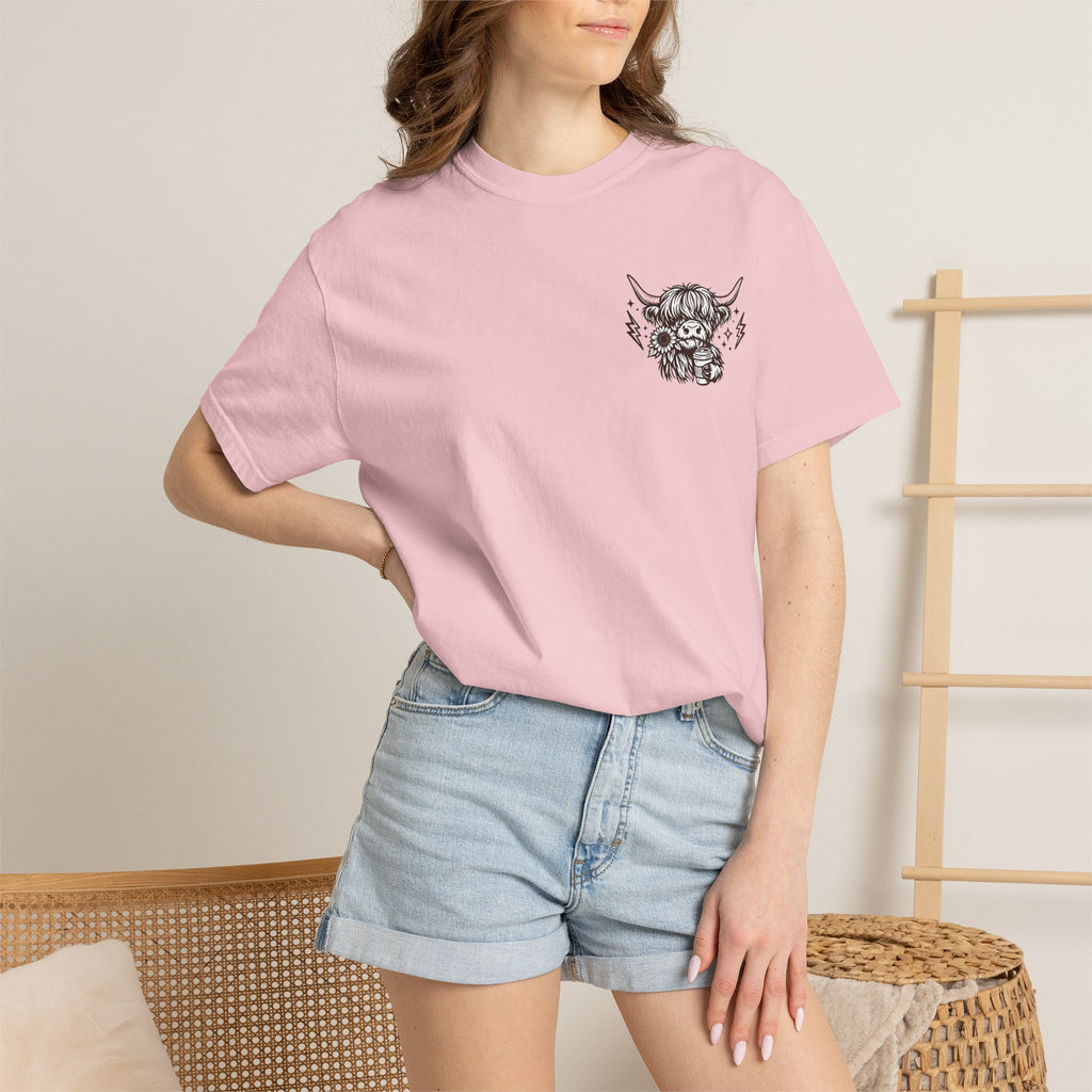 Not Today Heifer T-Shirt — Cute Highland Cow Graphic Tee