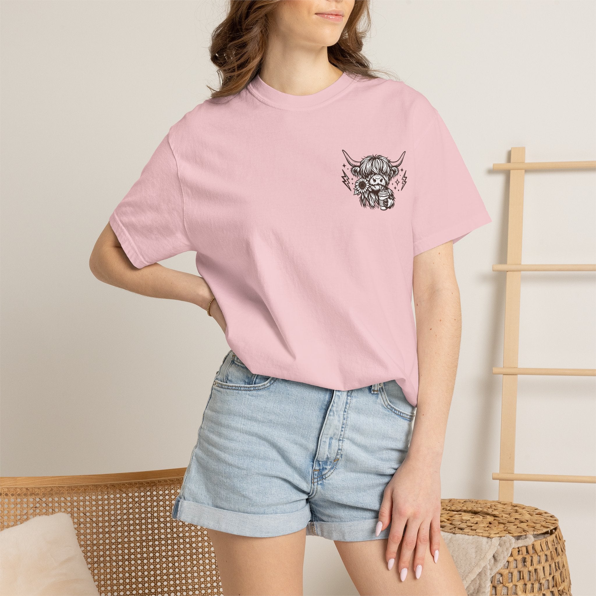 Not Today Heifer T-Shirt — Cute Highland Cow Graphic Tee