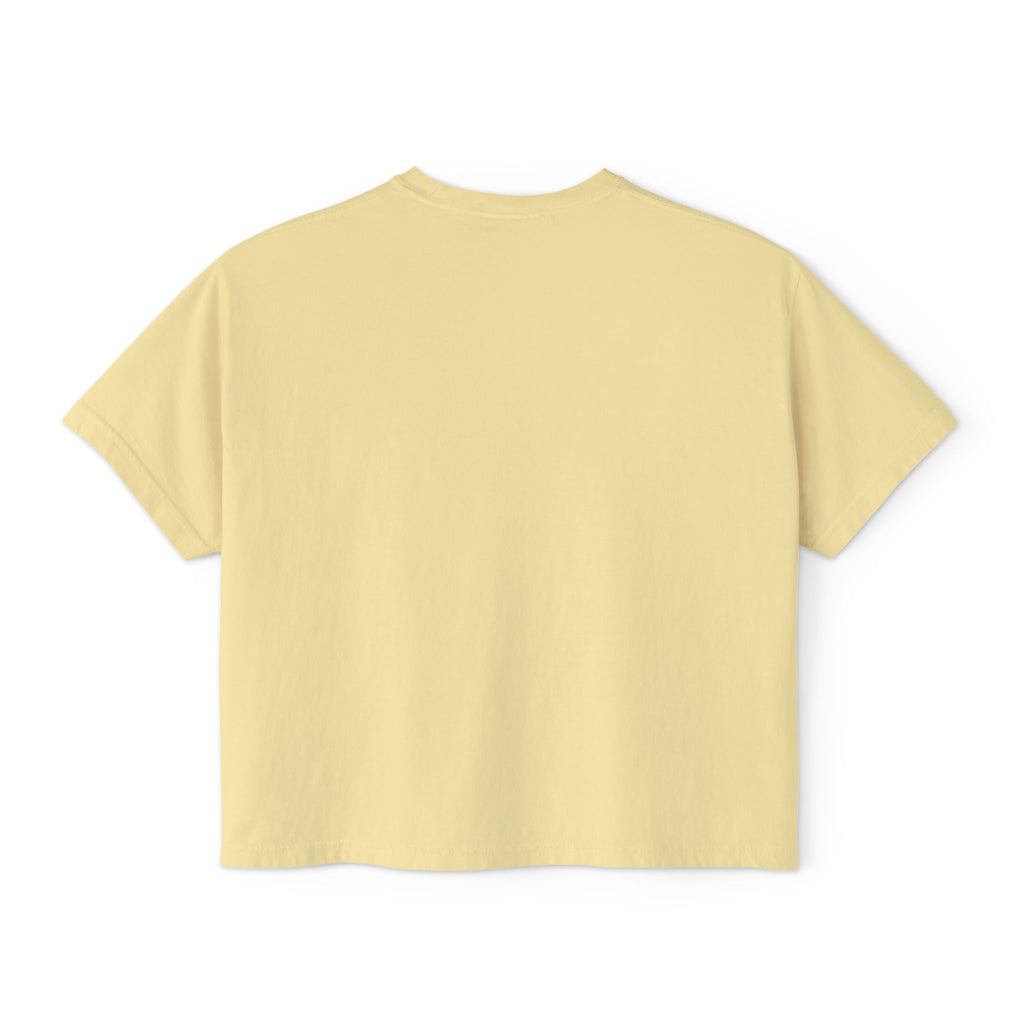 Women's Boxy Tee — 'Hot Girls Hit Curbs' Pink Convertible Graphic Crop Top