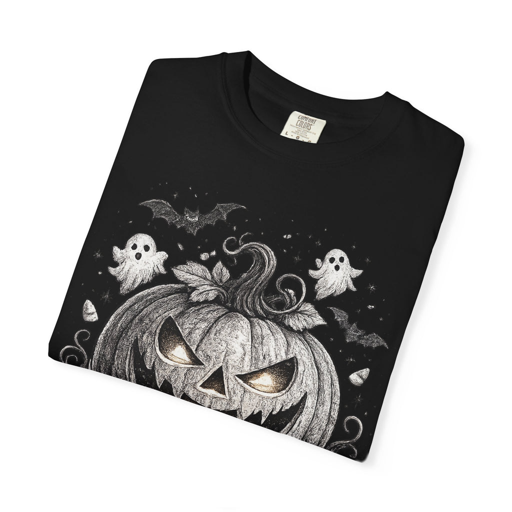 Halloween Pumpkin T-Shirt — Spooky Jack-O'-Lantern Design
