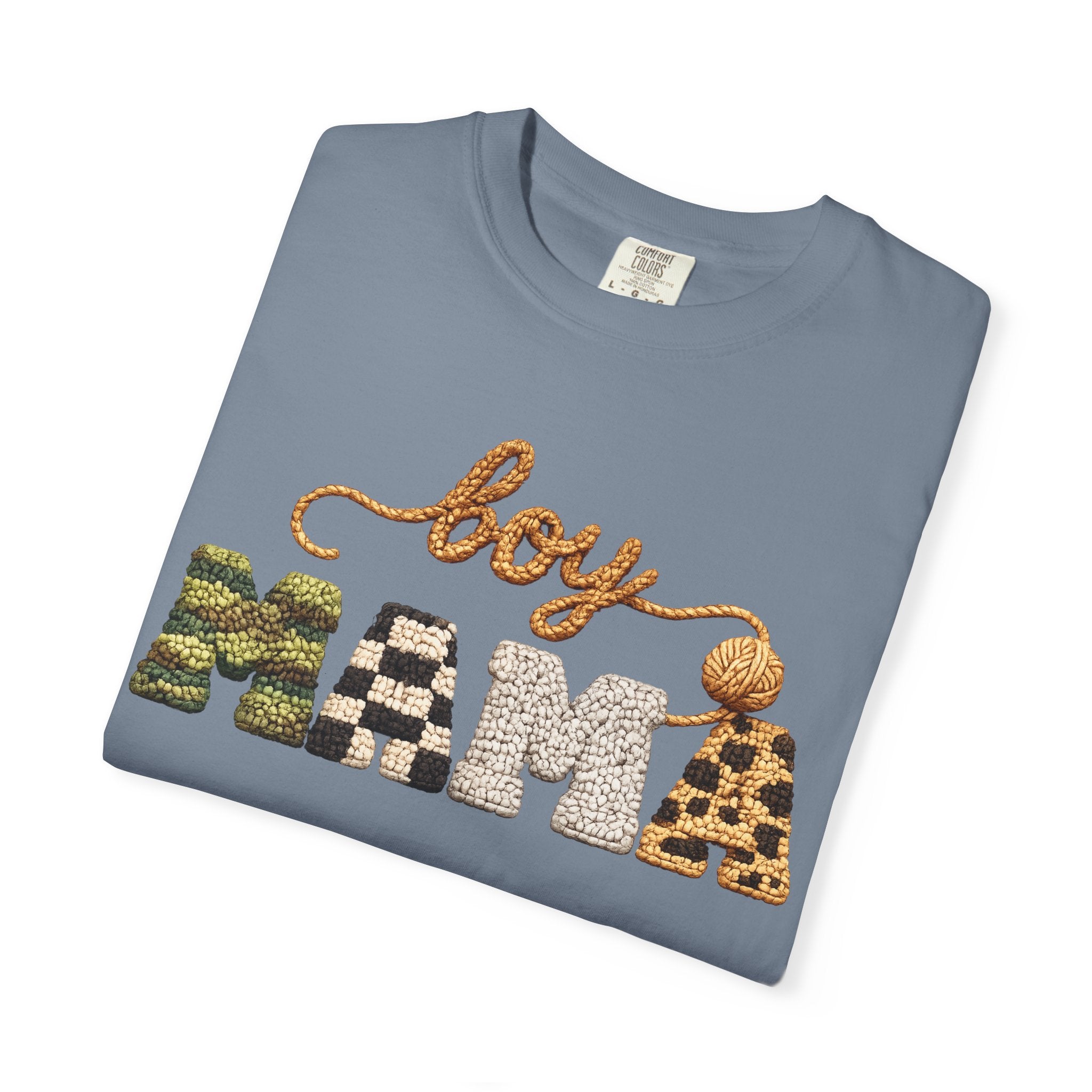Boy Mama Graphic T-Shirt — Leopard & Camo Mom Tee