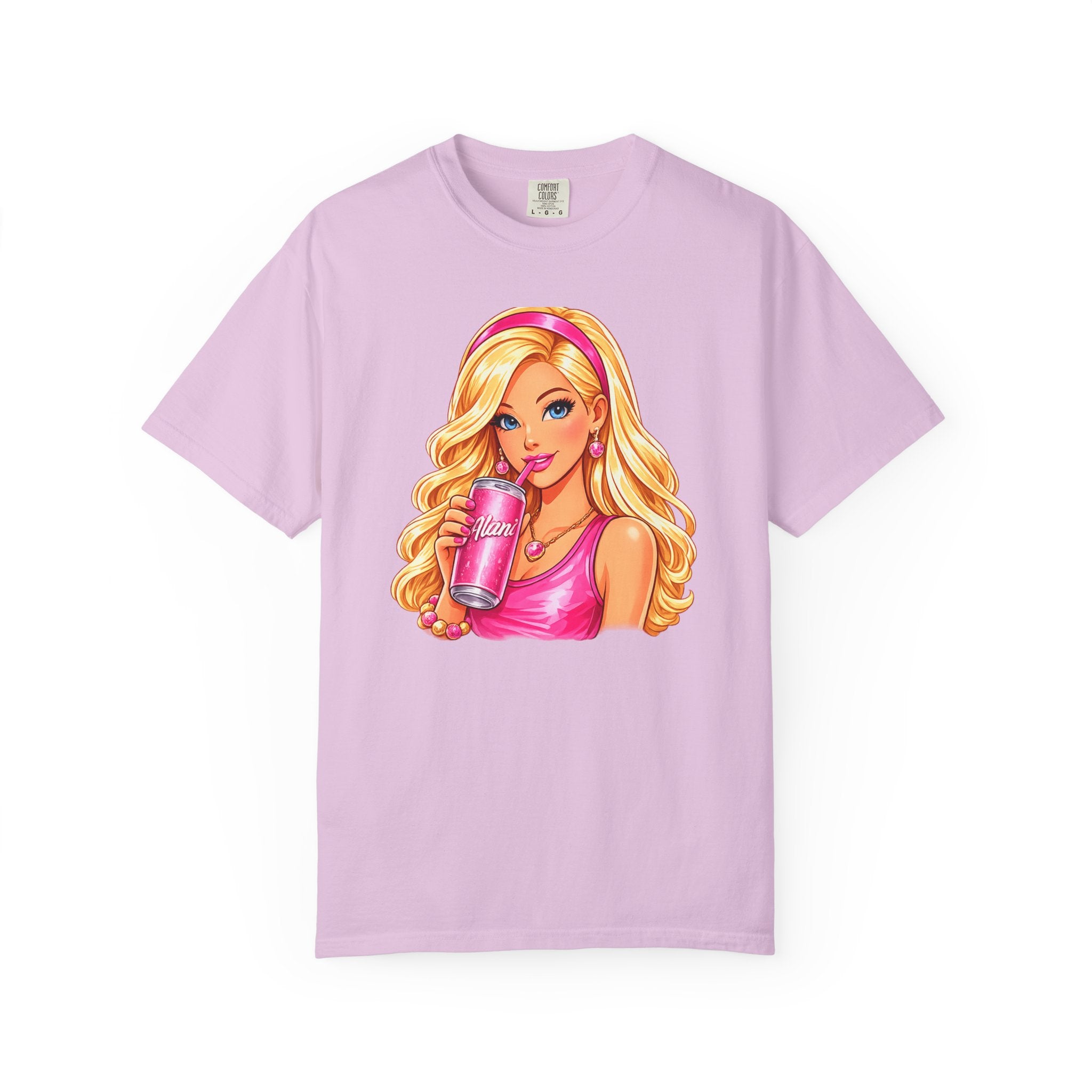 Barbie Vibes T-Shirt — Pink Cup Girl Graphic Tee