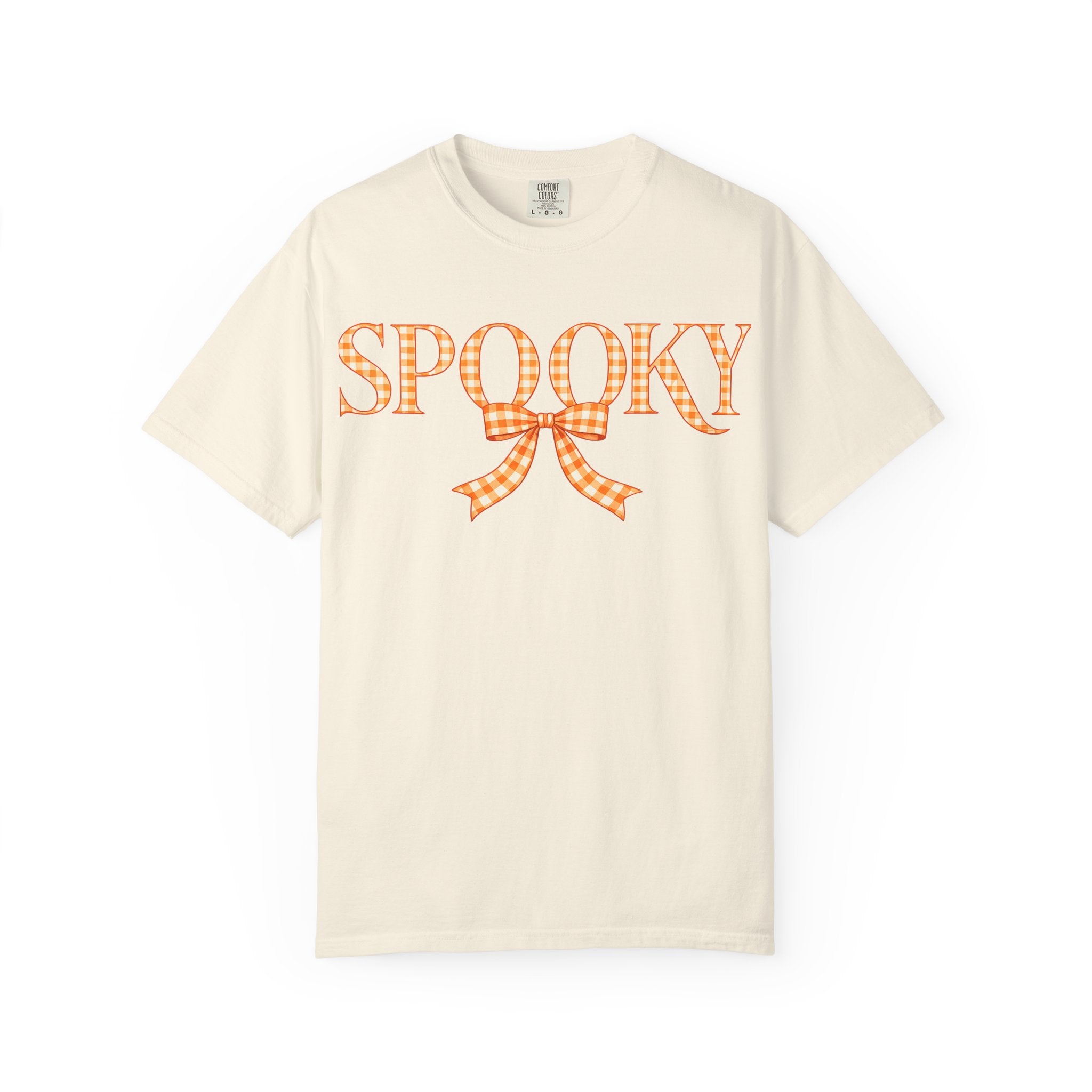 Spooky Gingham Bow T-Shirt — Halloween Graphic Tee