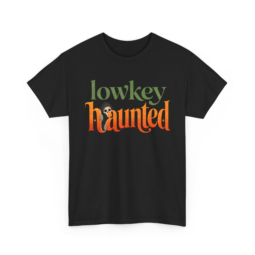Lowkey Haunted T-Shirt — Retro Halloween Graphic Tee