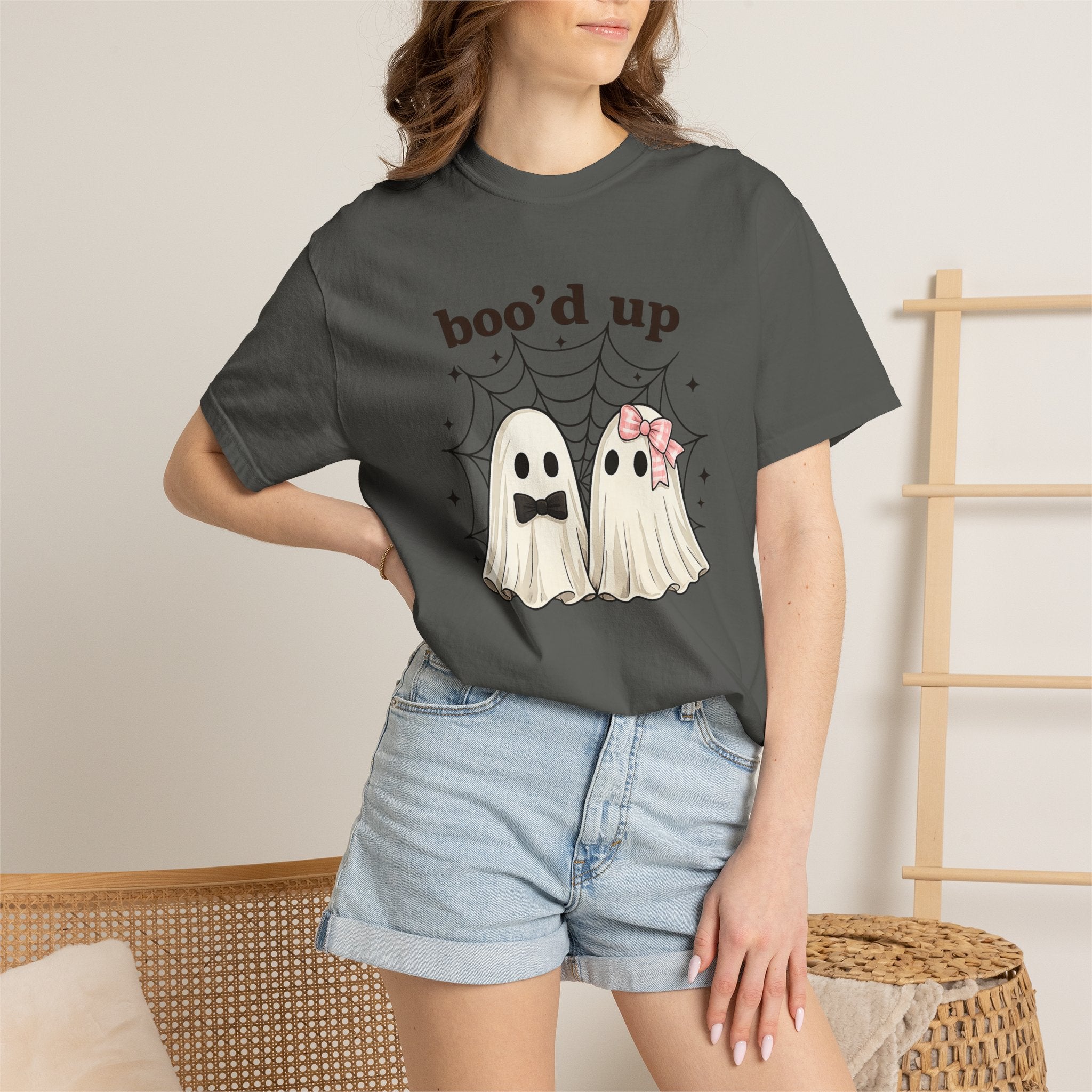 Boo'd Up Ghosts T-Shirt – Cute Couple Halloween Tee