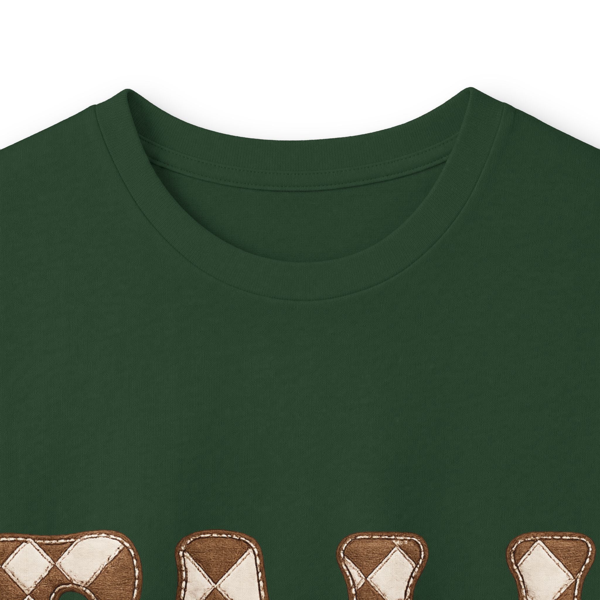 Fall Graphic Long Sleeve Tee — Retro Pattern "FALL" Autumn Shirt