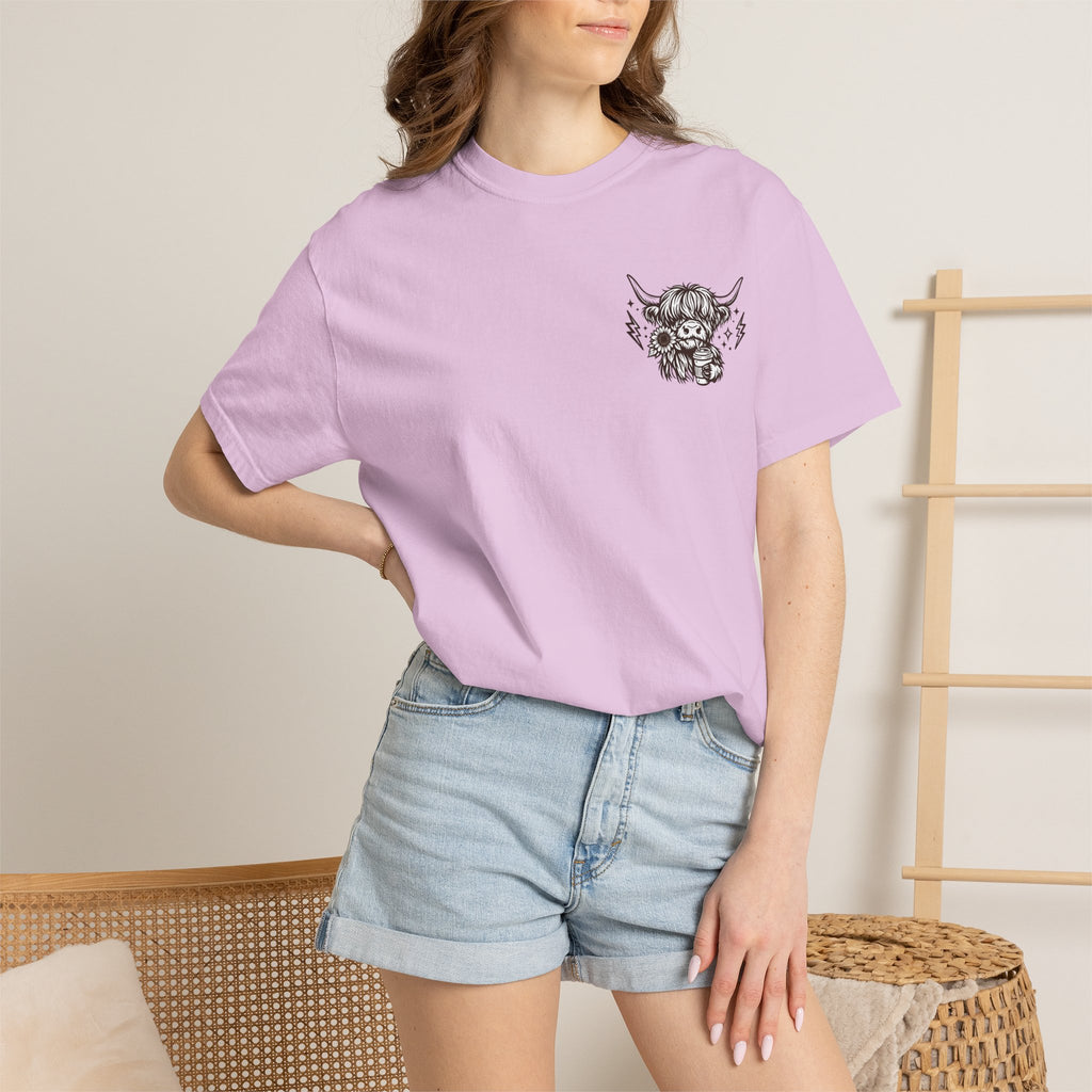 Not Today Heifer T-Shirt — Cute Highland Cow Graphic Tee