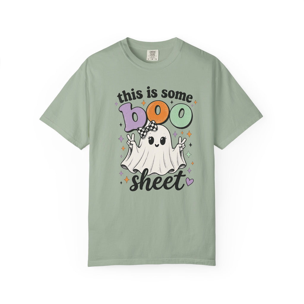 Halloween "This Is Some Boo Sheet" Ghost T-Shirt — Funny Spooky Graphic Tee