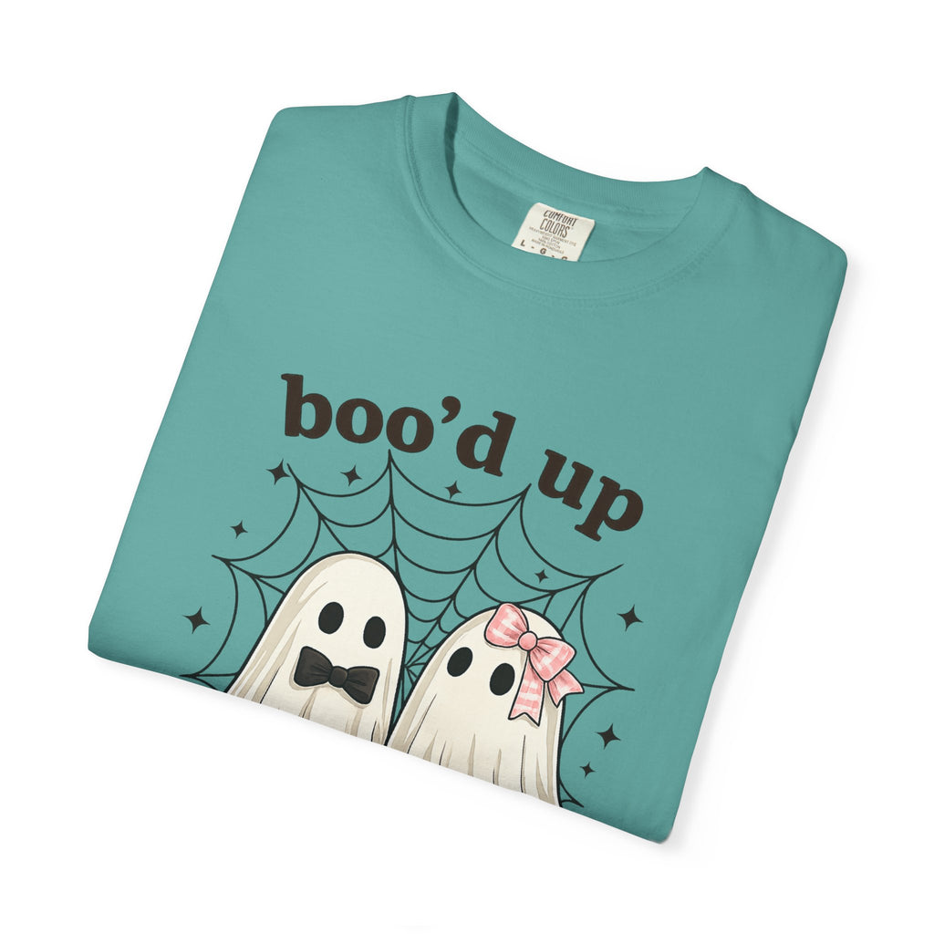 Boo'd Up Ghosts T-Shirt – Cute Couple Halloween Tee