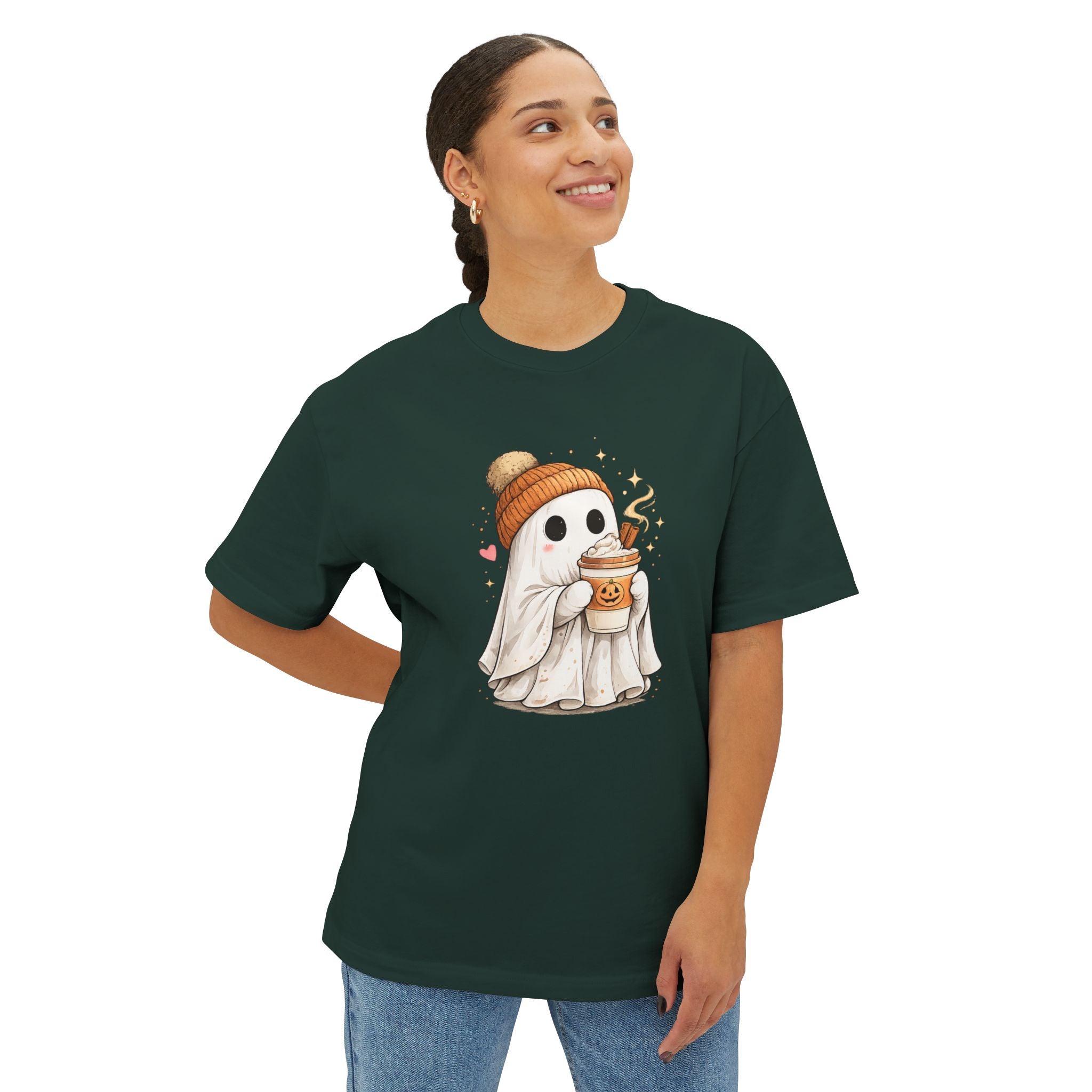 Ghost with Pumpkin Latte Tee