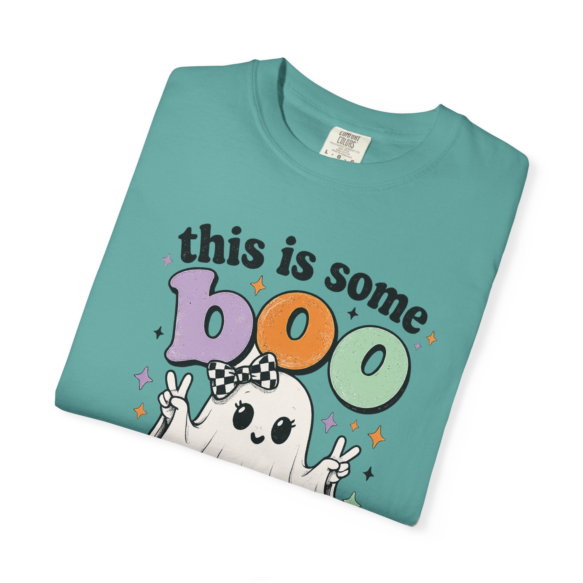 Halloween "This Is Some Boo Sheet" Ghost T-Shirt — Funny Spooky Graphic Tee