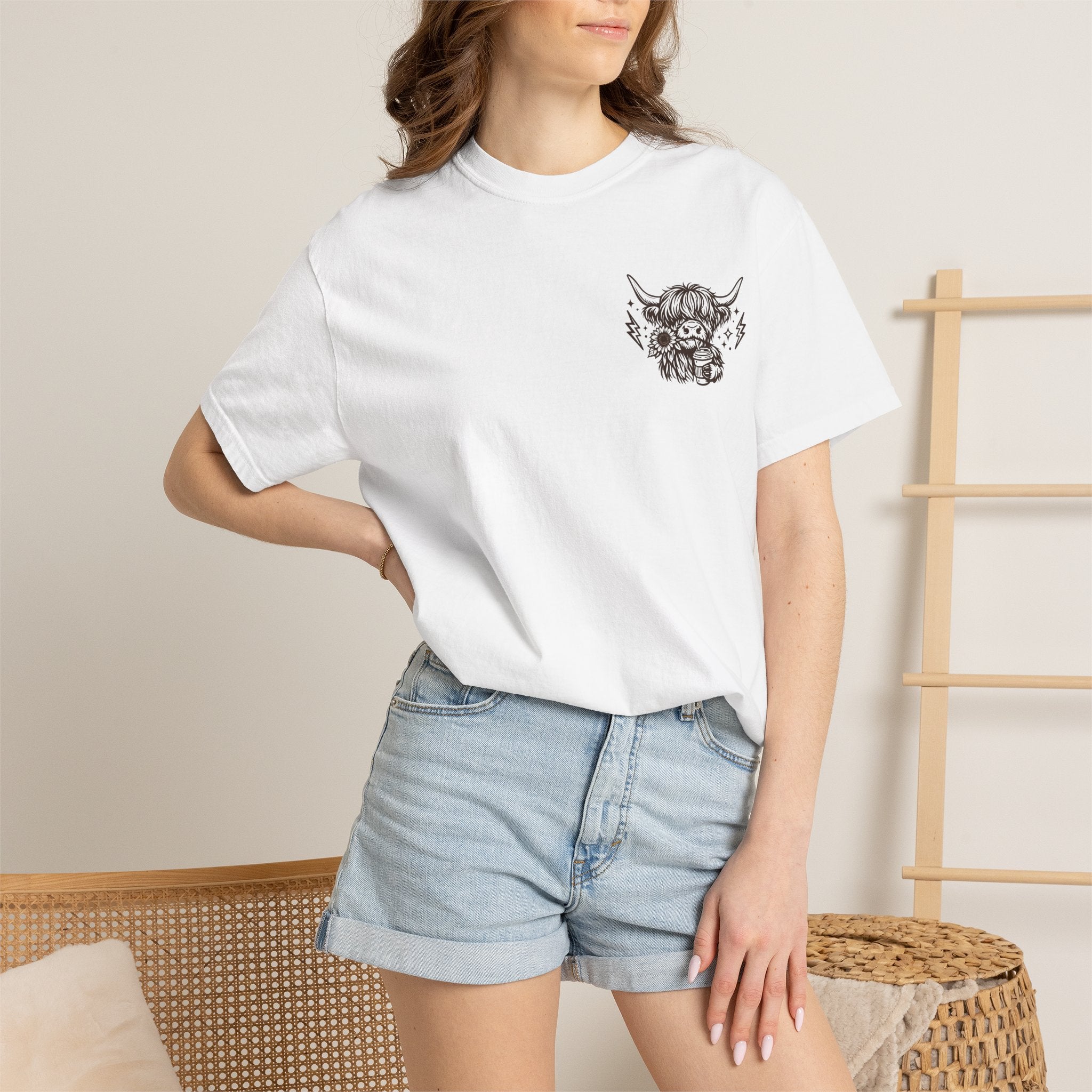 Not Today Heifer T-Shirt — Cute Highland Cow Graphic Tee