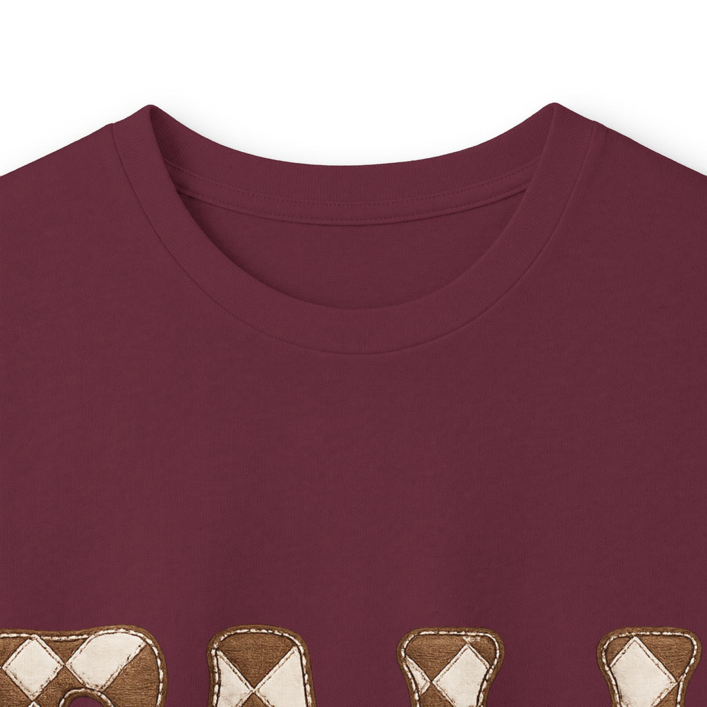 Fall Graphic Long Sleeve Tee — Retro Pattern "FALL" Autumn Shirt