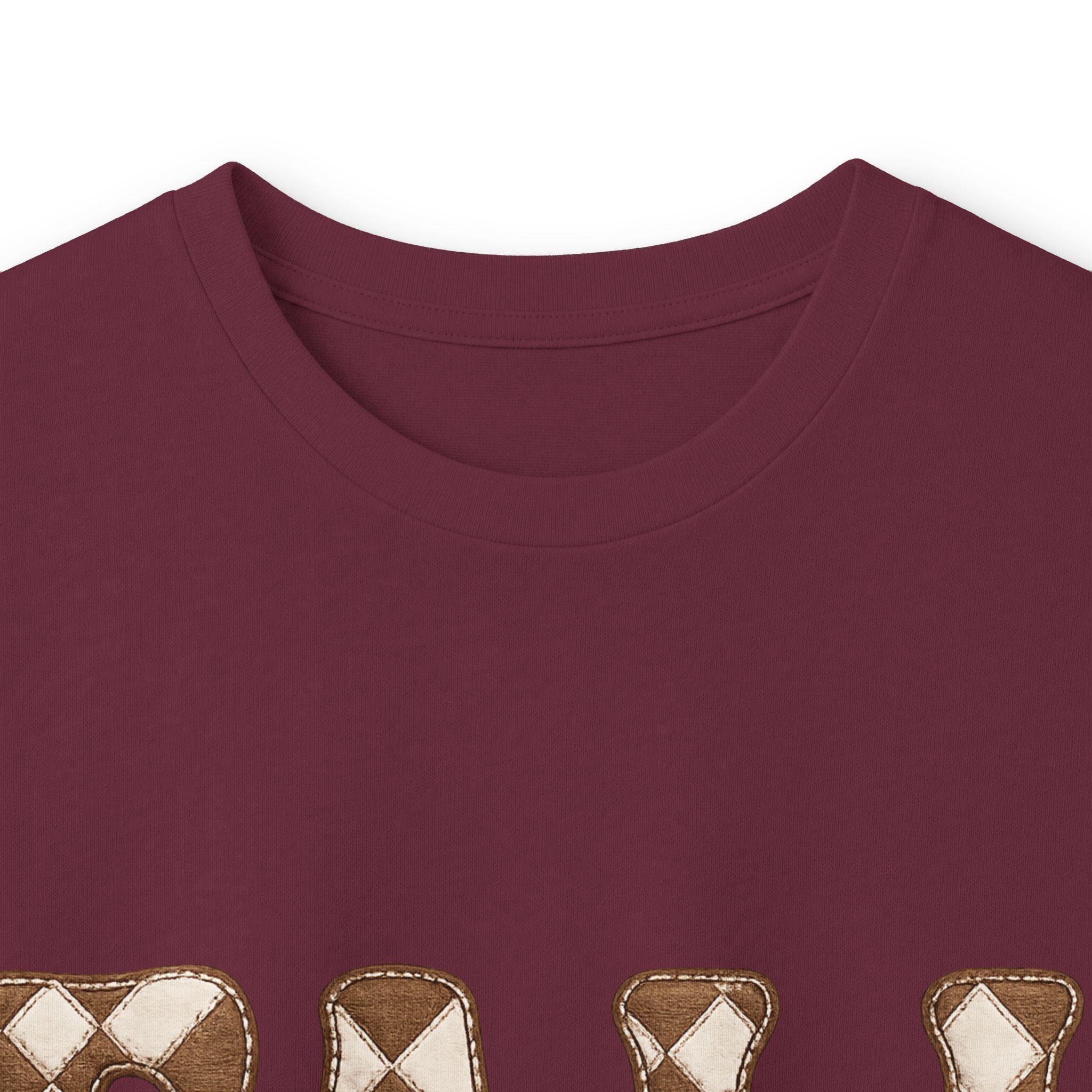 Fall Graphic Long Sleeve Tee — Retro Pattern "FALL" Autumn Shirt