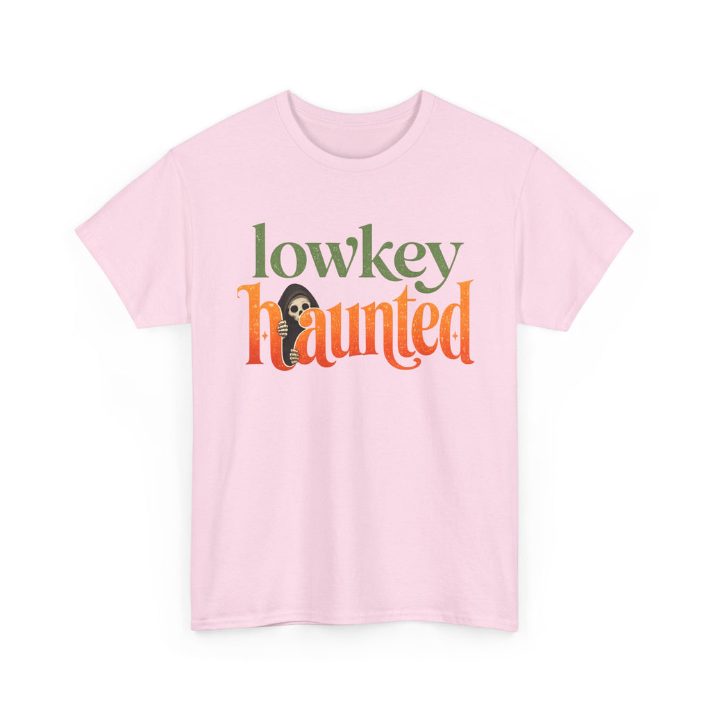 Lowkey Haunted T-Shirt — Retro Halloween Graphic Tee