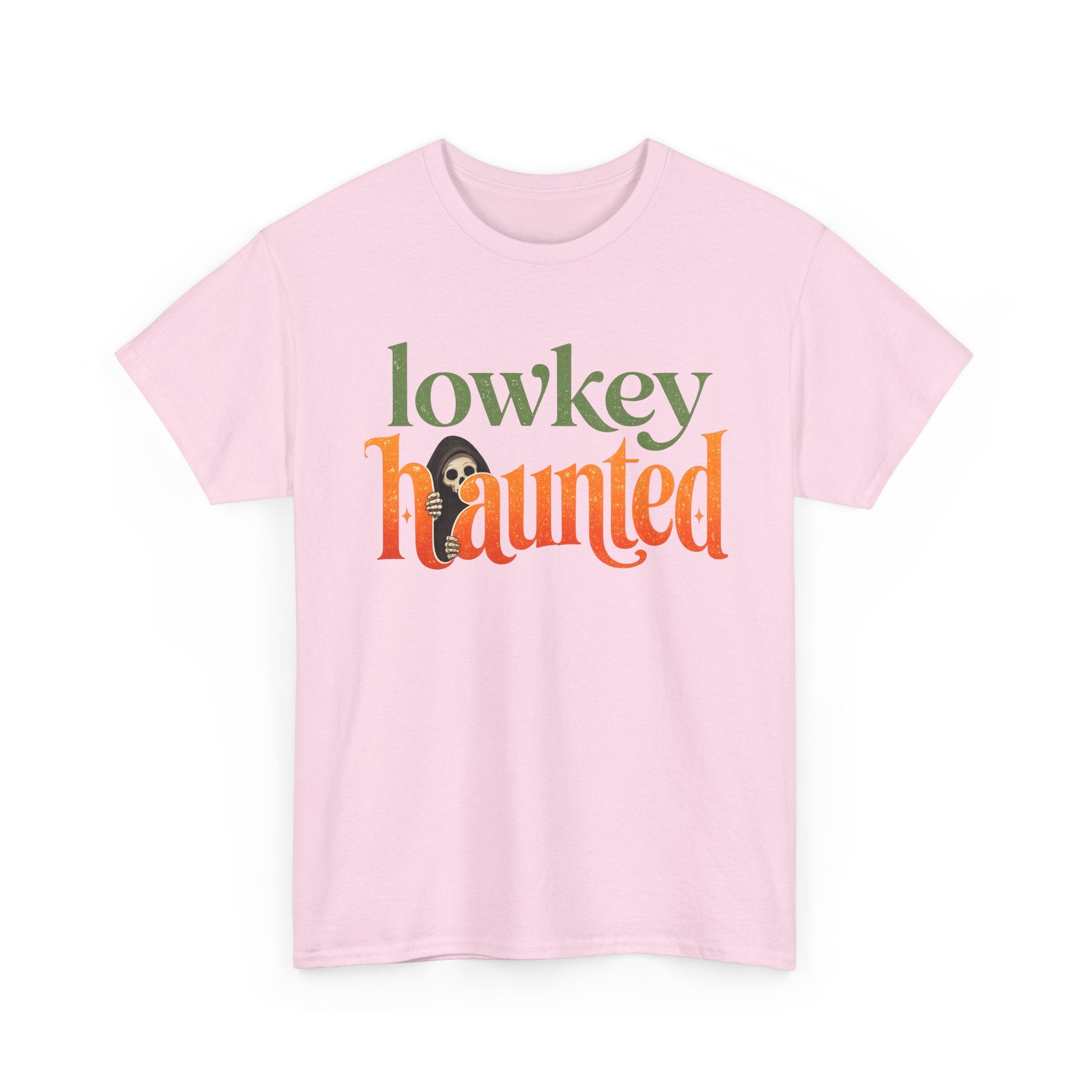 Lowkey Haunted T-Shirt — Retro Halloween Graphic Tee