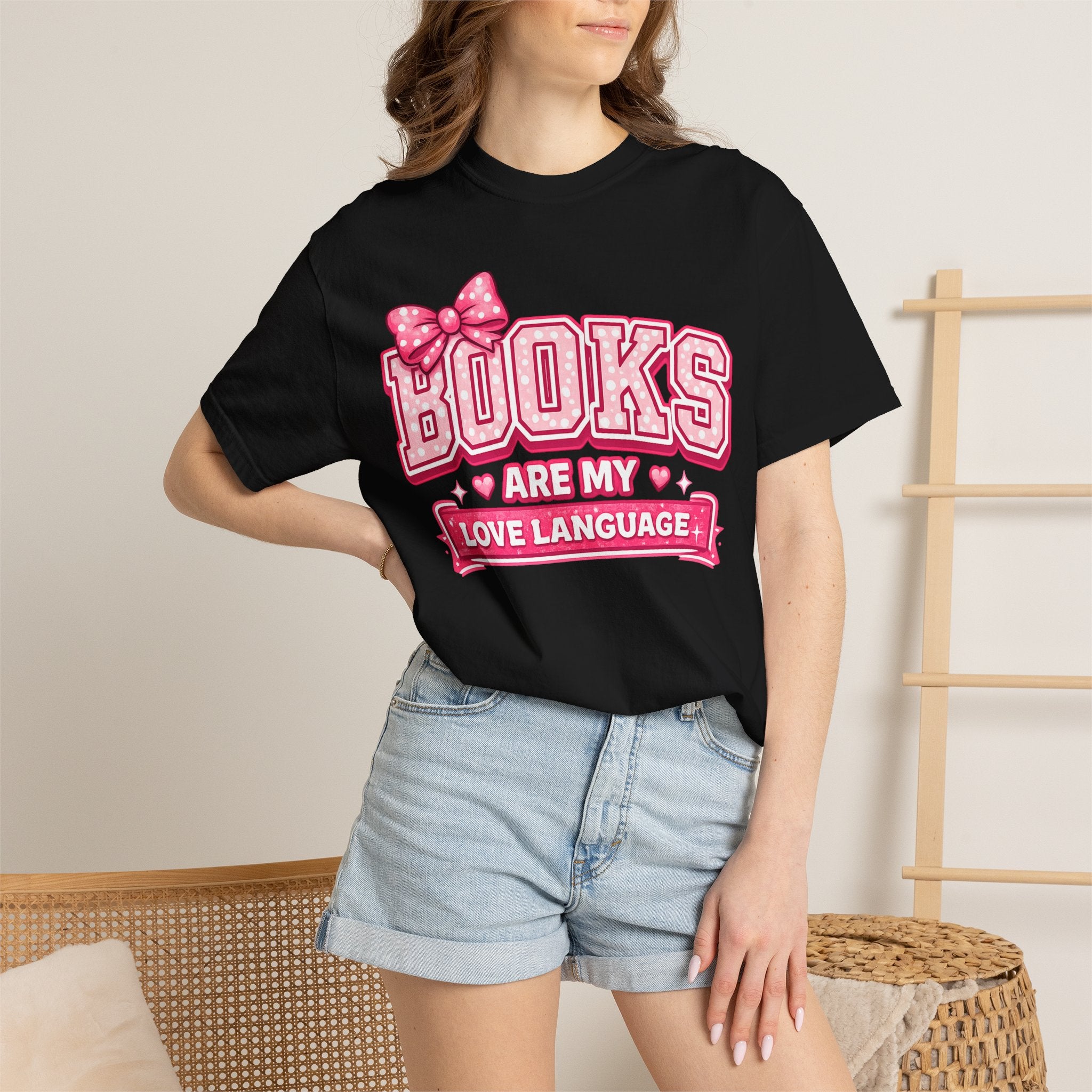 Books Are My Love Language T-Shirt