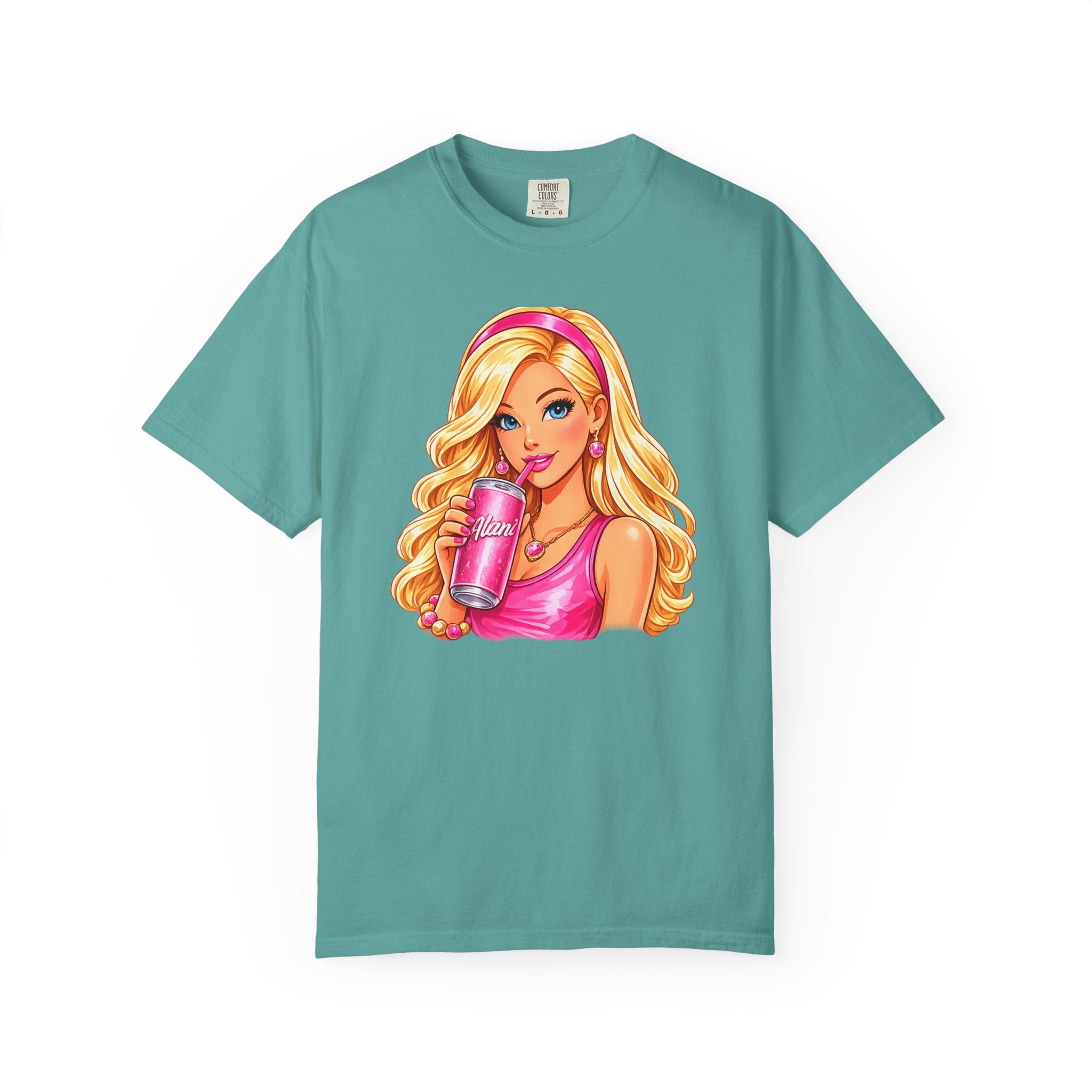 Barbie Vibes T-Shirt — Pink Cup Girl Graphic Tee