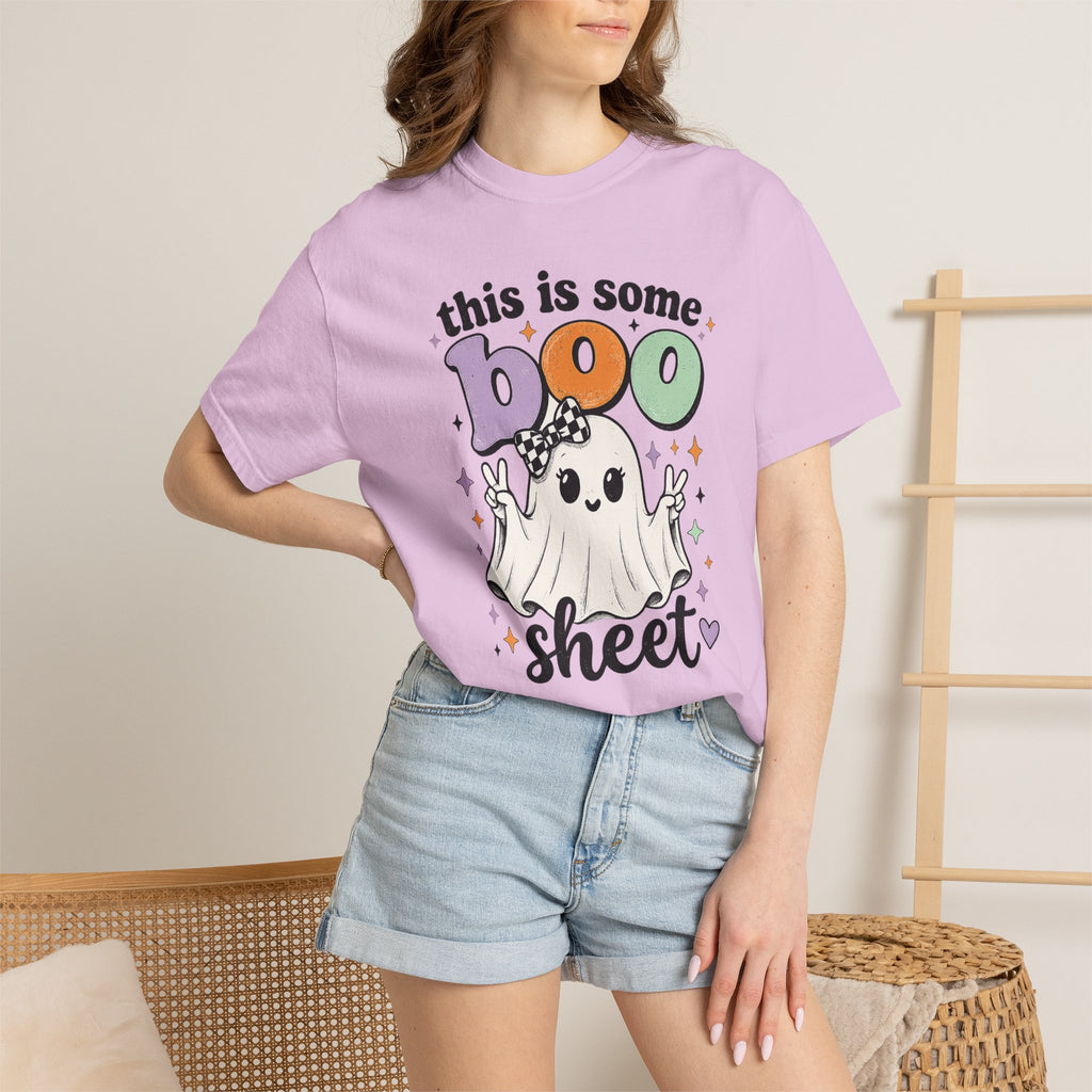 Halloween "This Is Some Boo Sheet" Ghost T-Shirt — Funny Spooky Graphic Tee