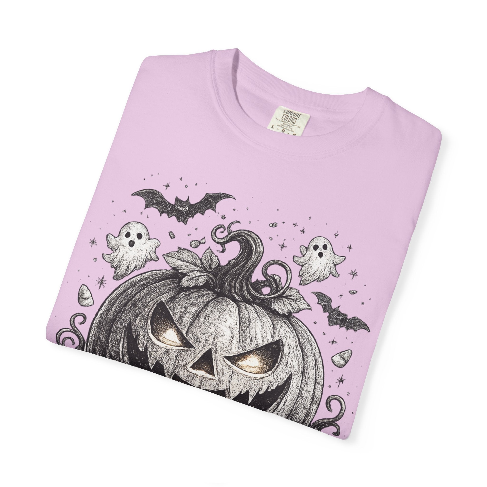 Halloween Pumpkin T-Shirt — Spooky Jack-O'-Lantern Design