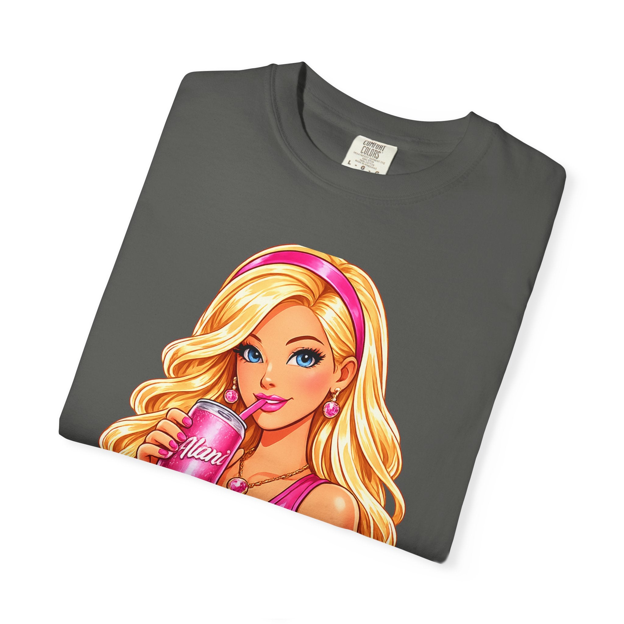 Barbie Vibes T-Shirt — Pink Cup Girl Graphic Tee