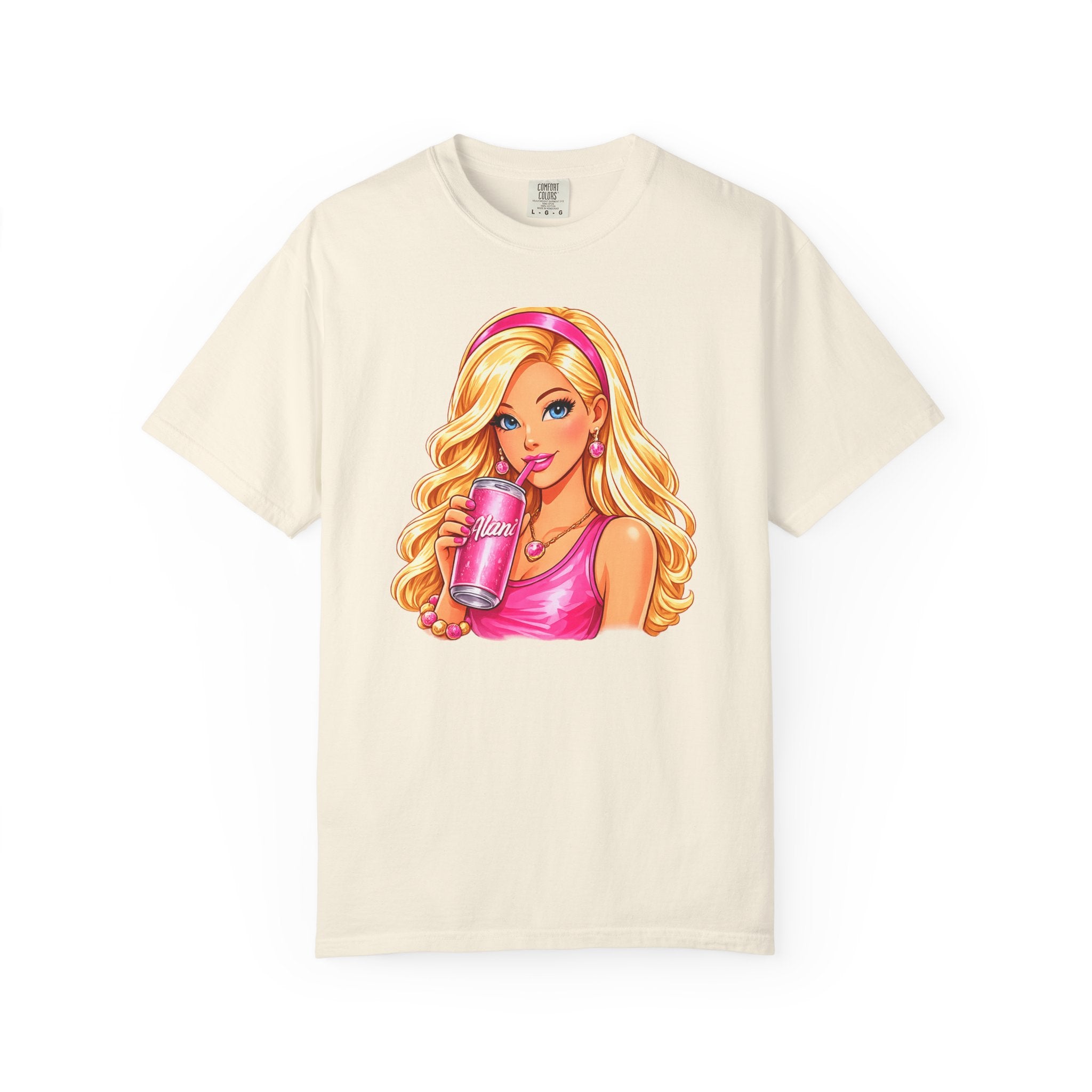 Barbie Vibes T-Shirt — Pink Cup Girl Graphic Tee