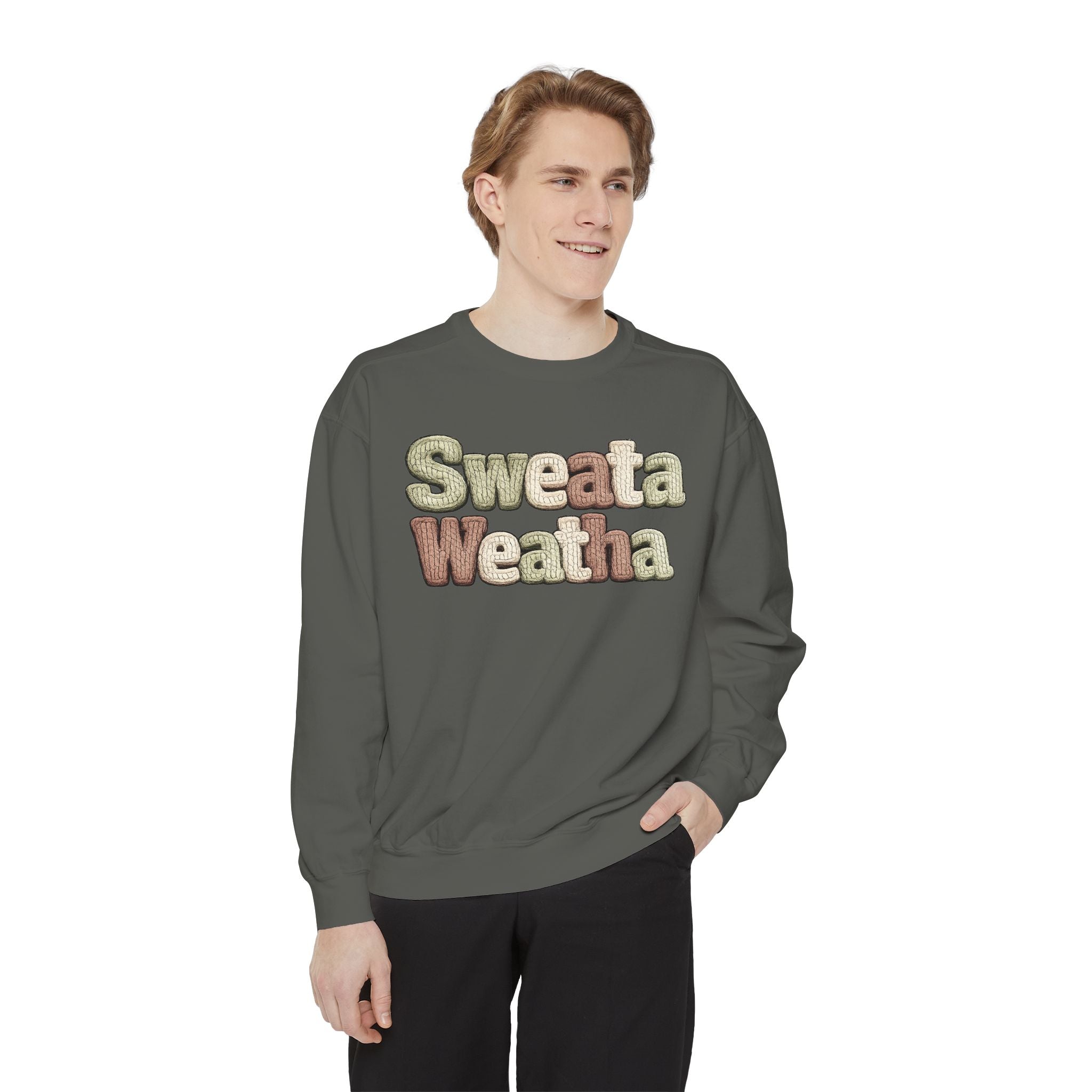 Sweata Weatha Sweatshirt — Retro Cozy Graphic Pullover