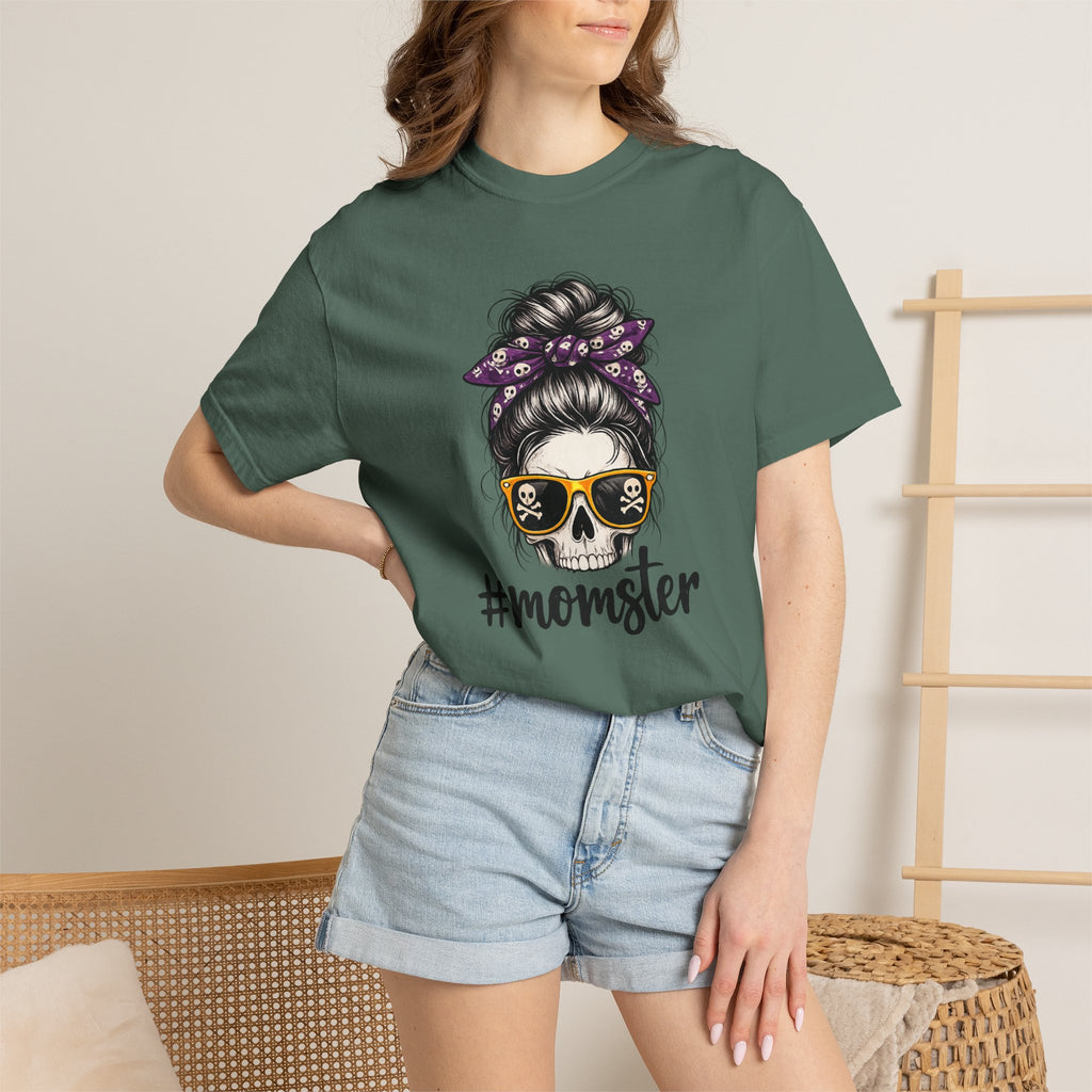 Momster Skull T-Shirt – Halloween Mom Graphic Tee