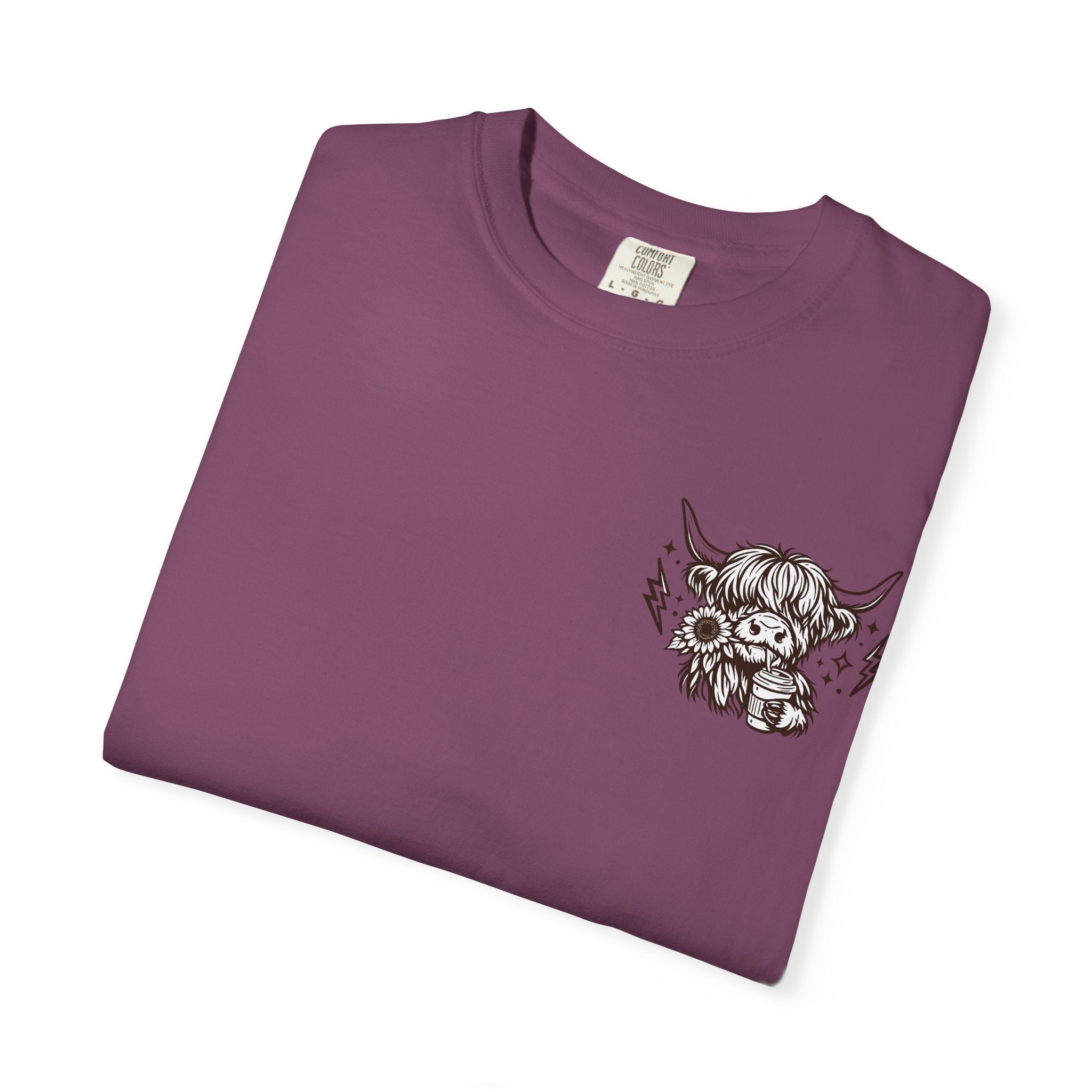 Not Today Heifer T-Shirt — Cute Highland Cow Graphic Tee
