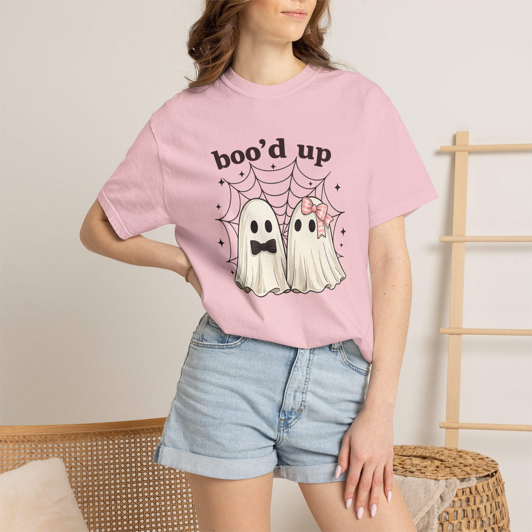 Boo'd Up Ghosts T-Shirt – Cute Couple Halloween Tee