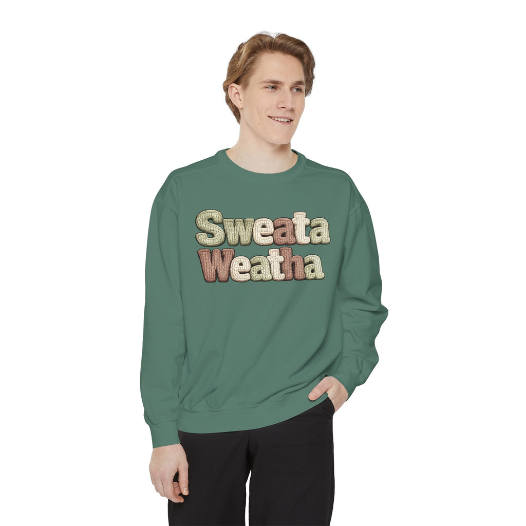 Sweata Weatha Sweatshirt — Retro Cozy Graphic Pullover