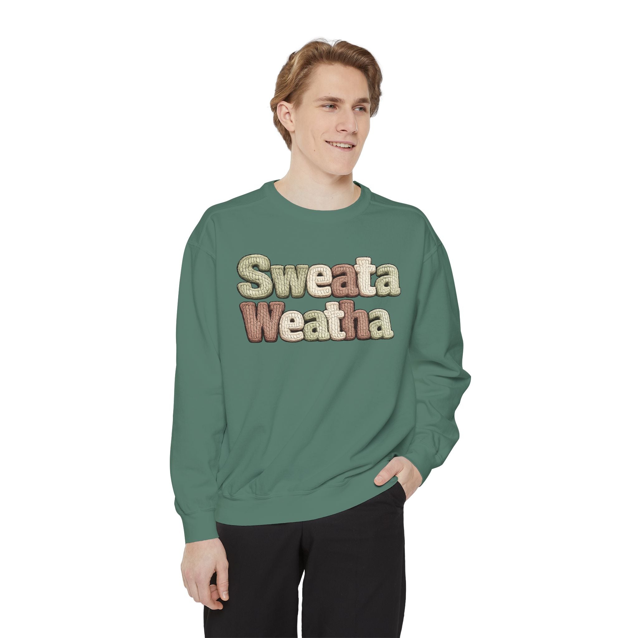 Sweata Weatha Sweatshirt — Retro Cozy Graphic Pullover