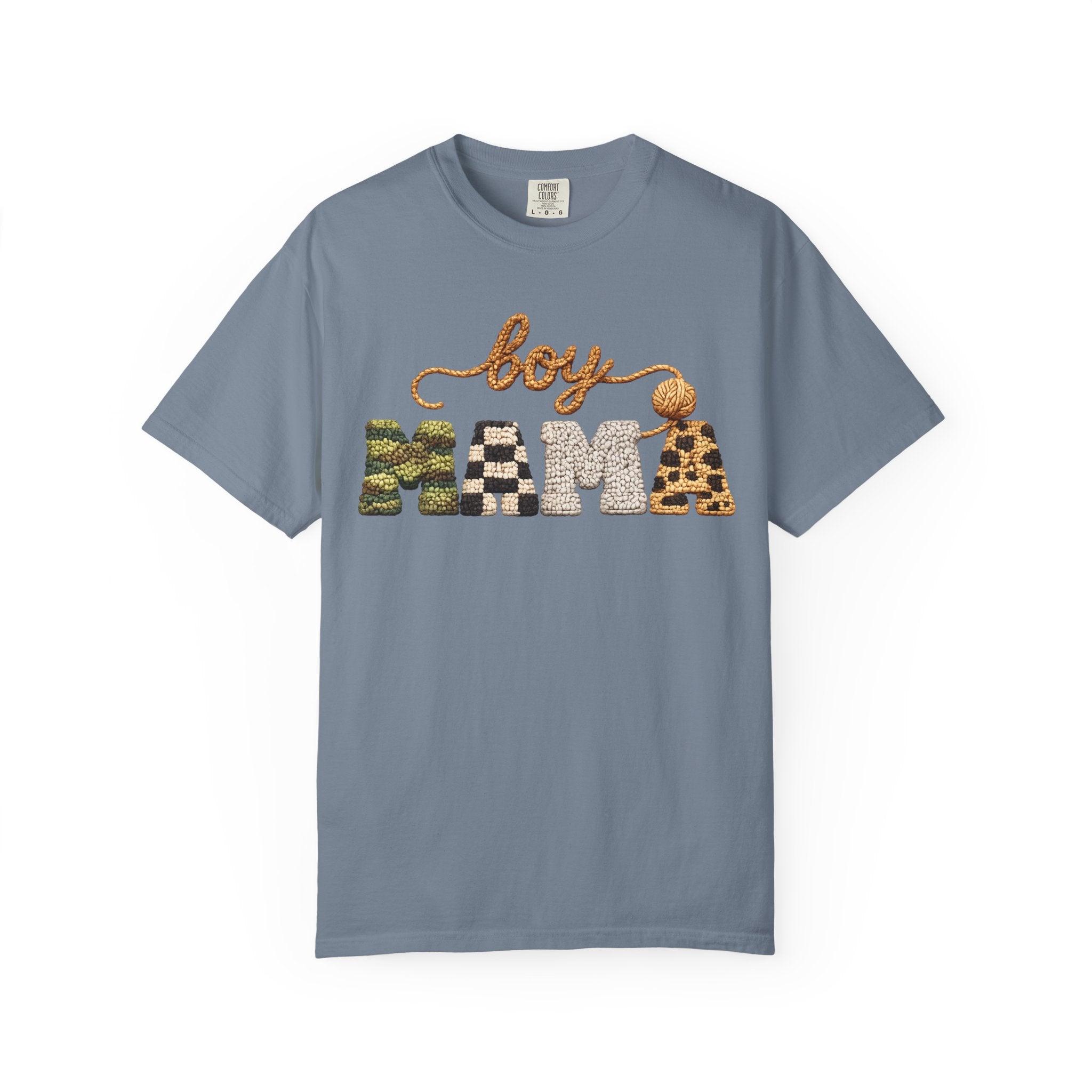 Boy Mama Graphic T-Shirt — Leopard & Camo Mom Tee