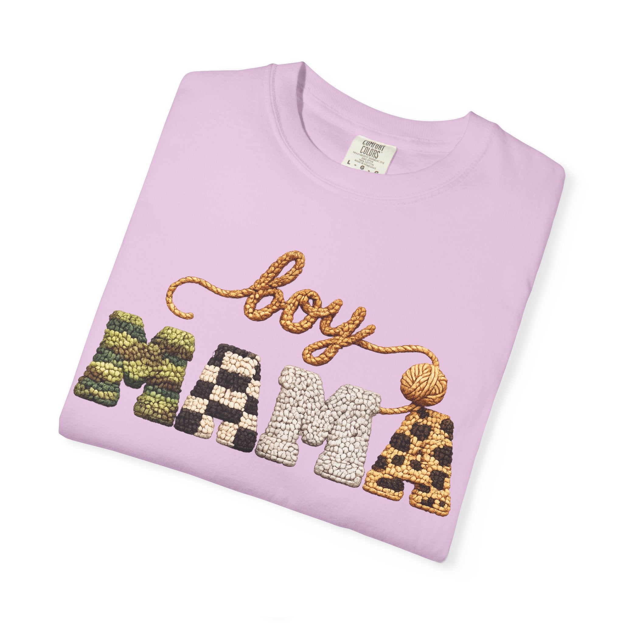 Boy Mama Graphic T-Shirt — Leopard & Camo Mom Tee