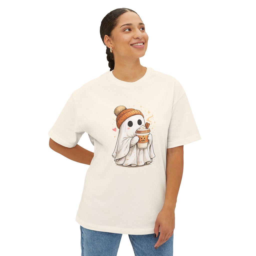 Ghost with Pumpkin Latte Tee