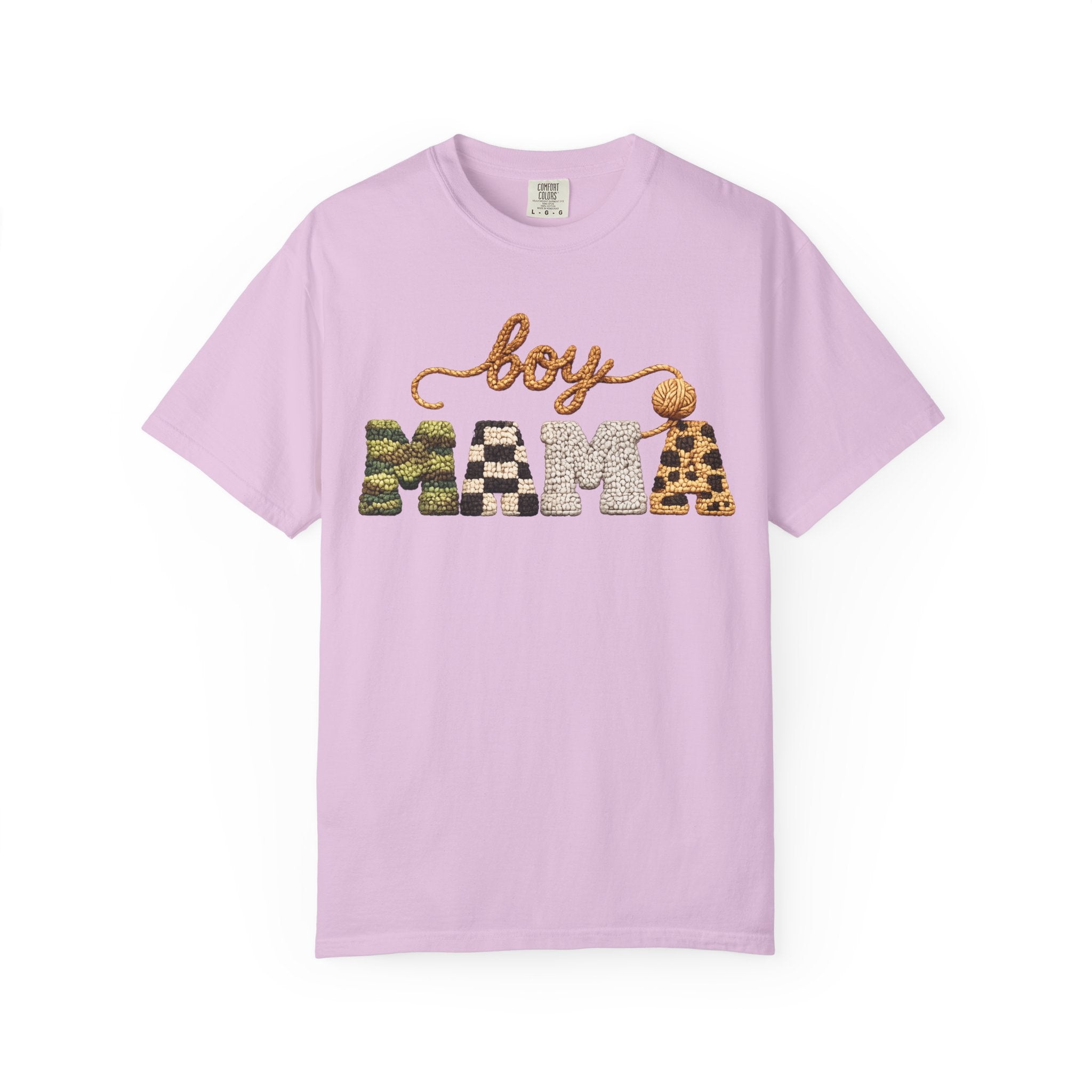 Boy Mama Graphic T-Shirt — Leopard & Camo Mom Tee