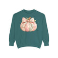 Quilted Pastel Pumpkin Sweatshirt