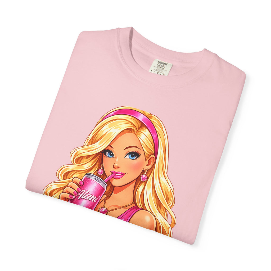 Barbie Vibes T-Shirt — Pink Cup Girl Graphic Tee