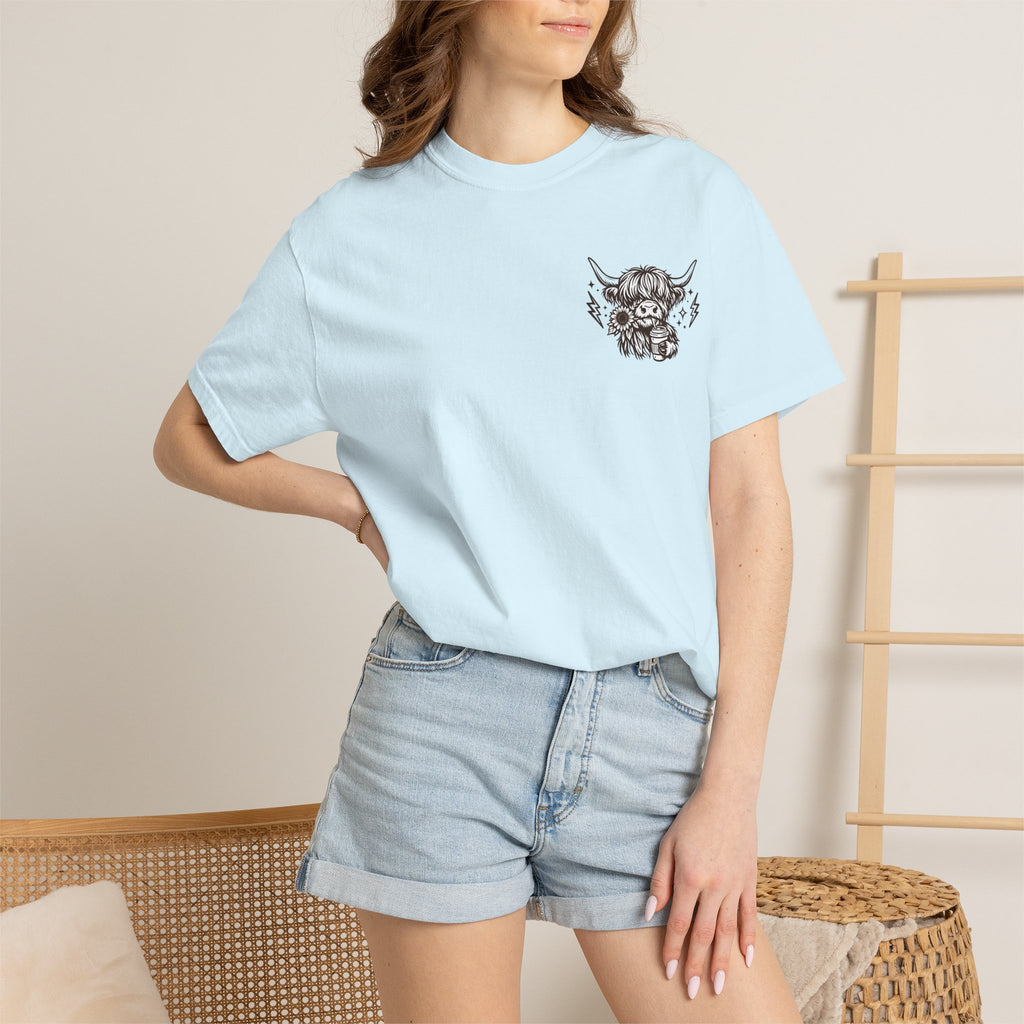 Not Today Heifer T-Shirt — Cute Highland Cow Graphic Tee
