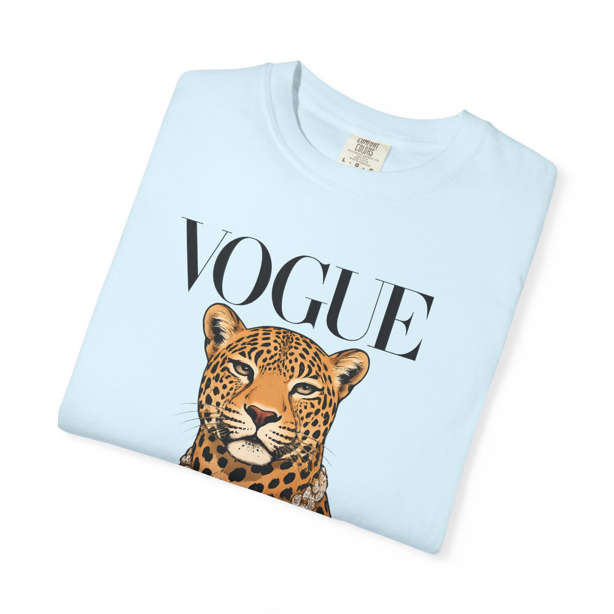 Vogue Leopard Graphic T-Shirt