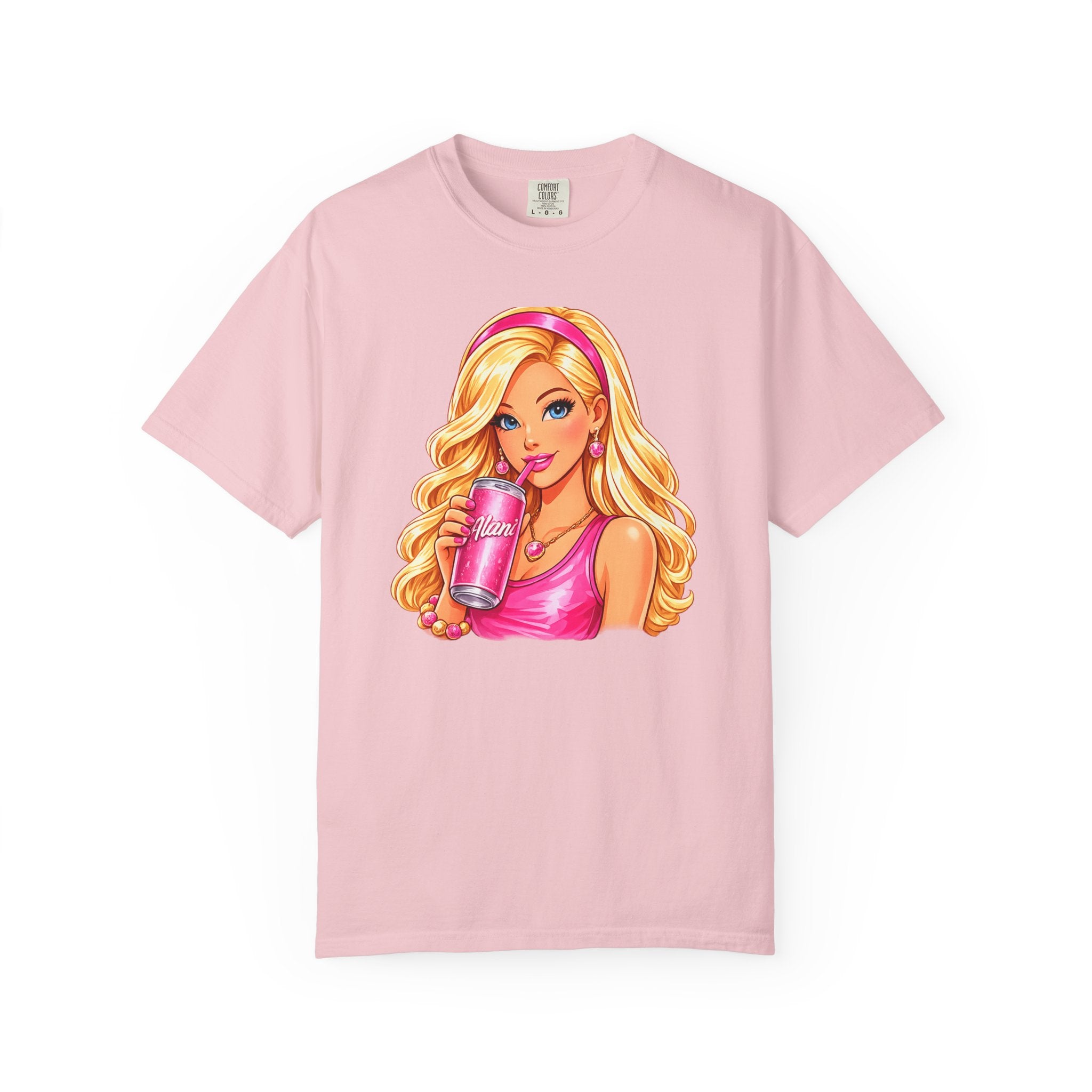 Barbie Vibes T-Shirt — Pink Cup Girl Graphic Tee