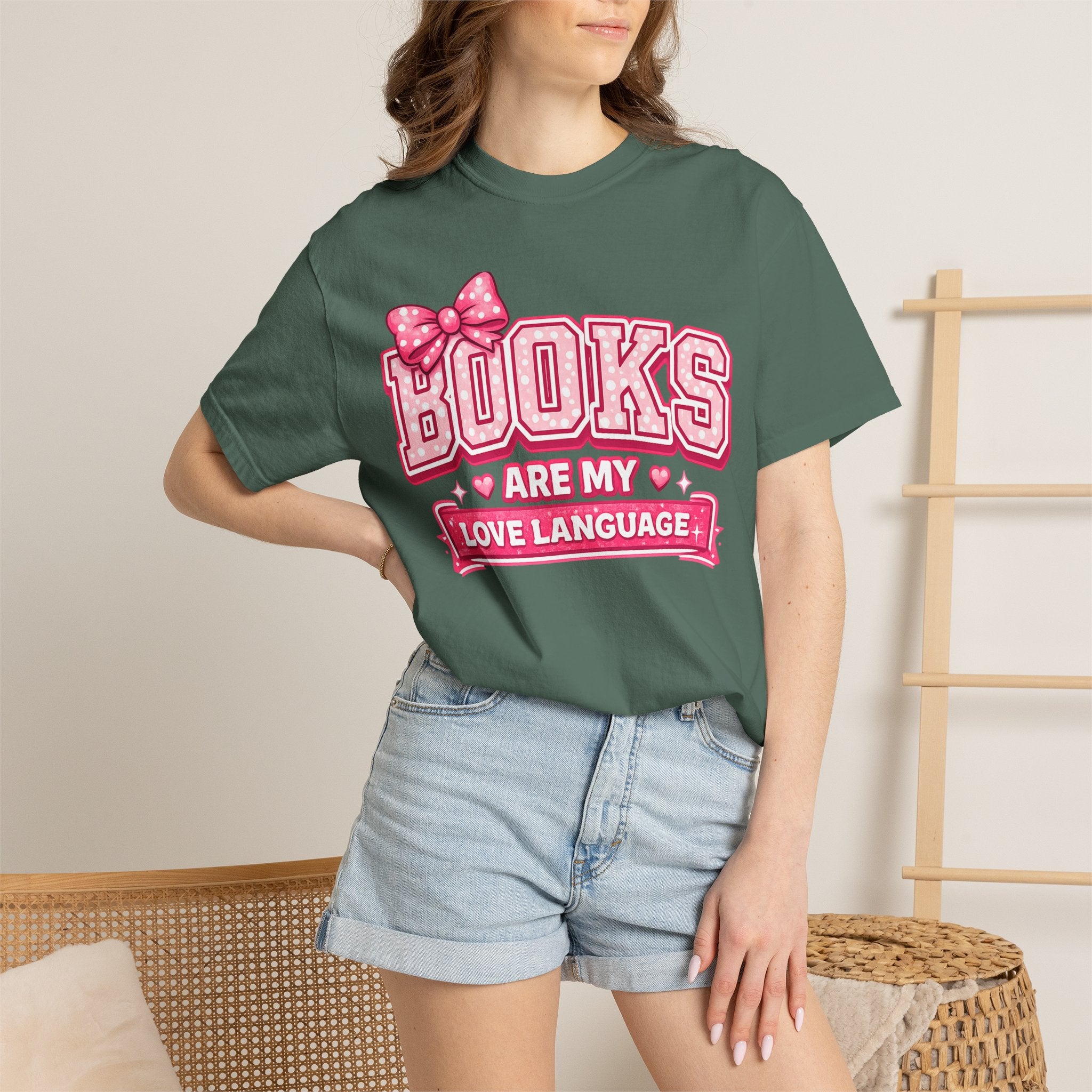 Books Are My Love Language T-Shirt