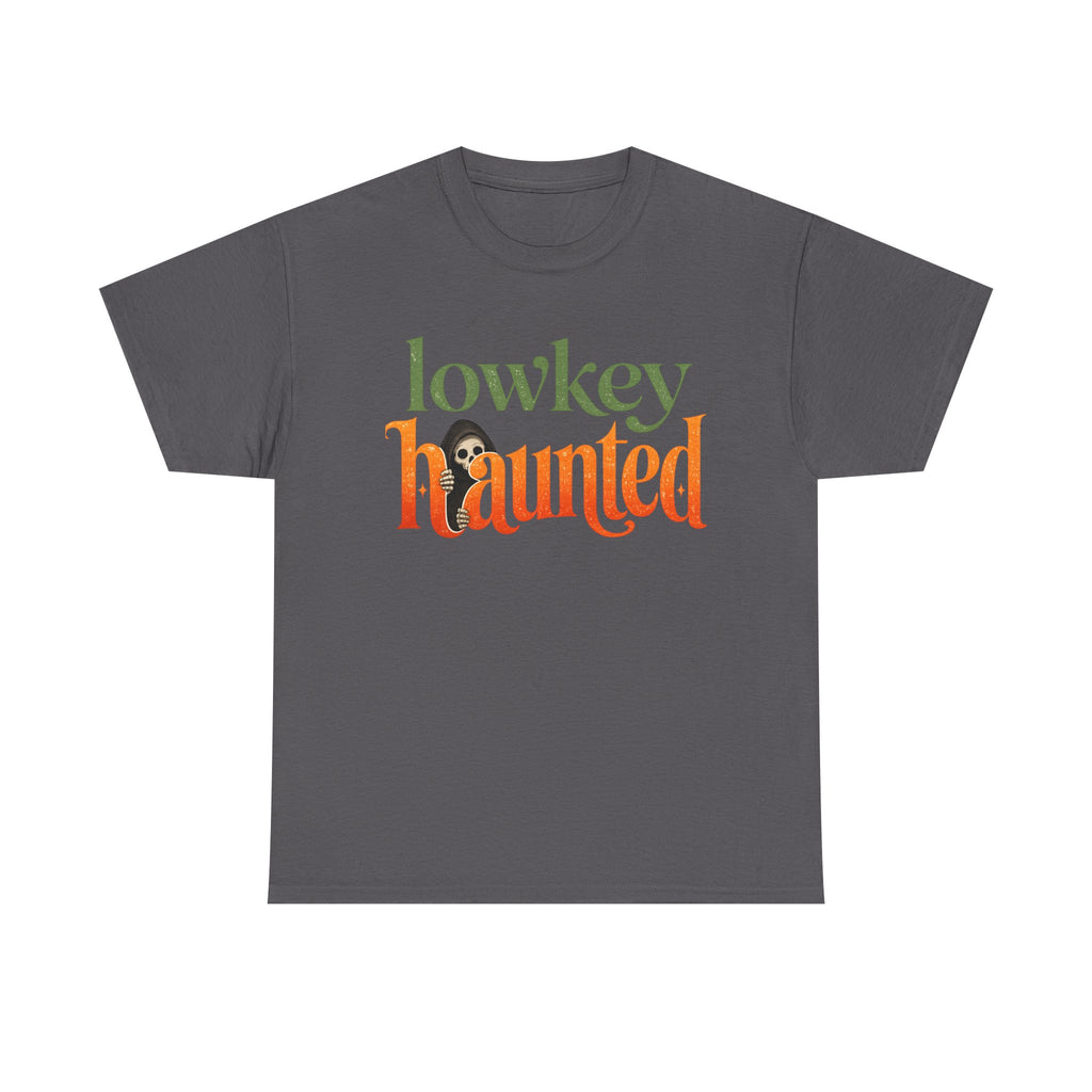 Lowkey Haunted T-Shirt — Retro Halloween Graphic Tee